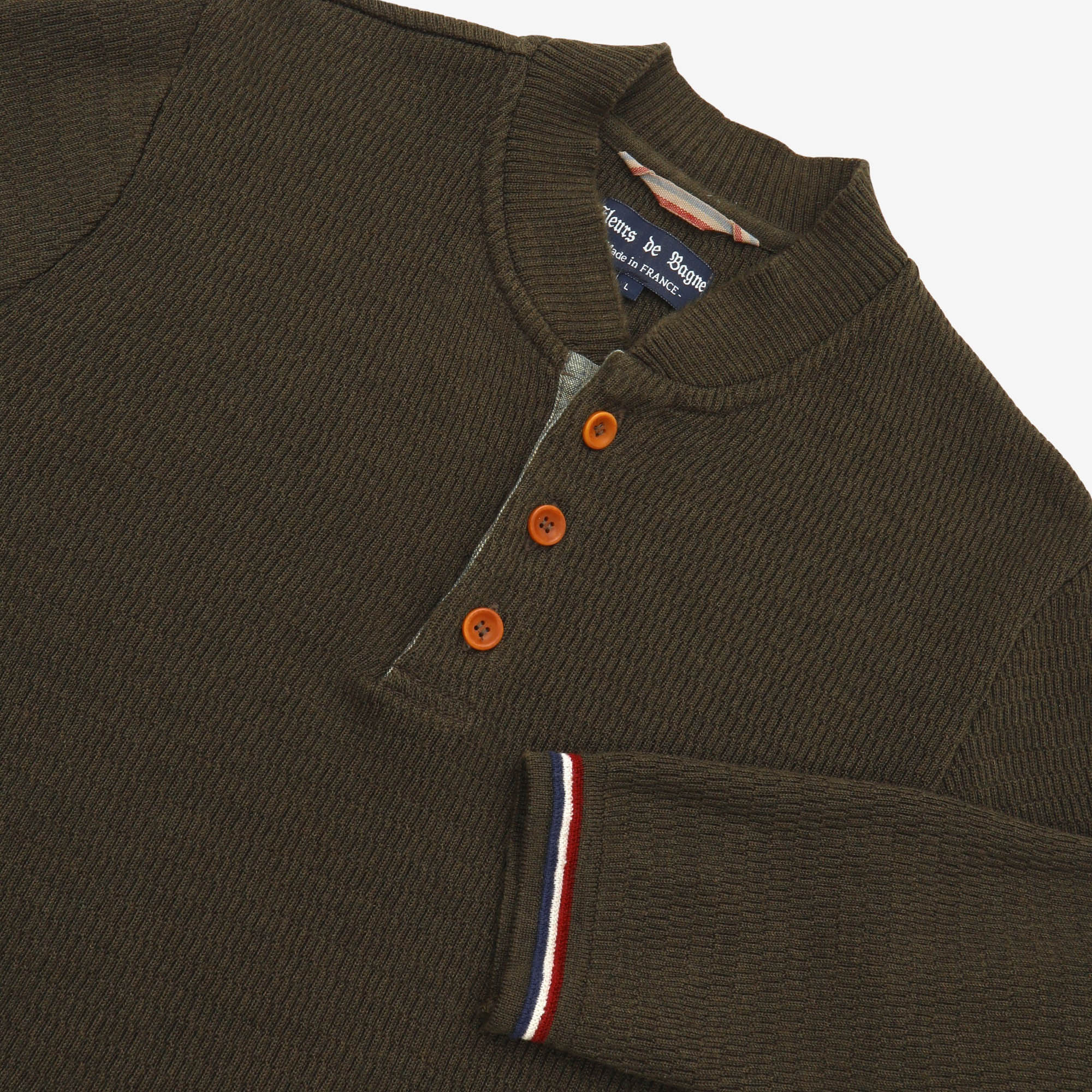 Le Pull Manda Leca Knit Henley
