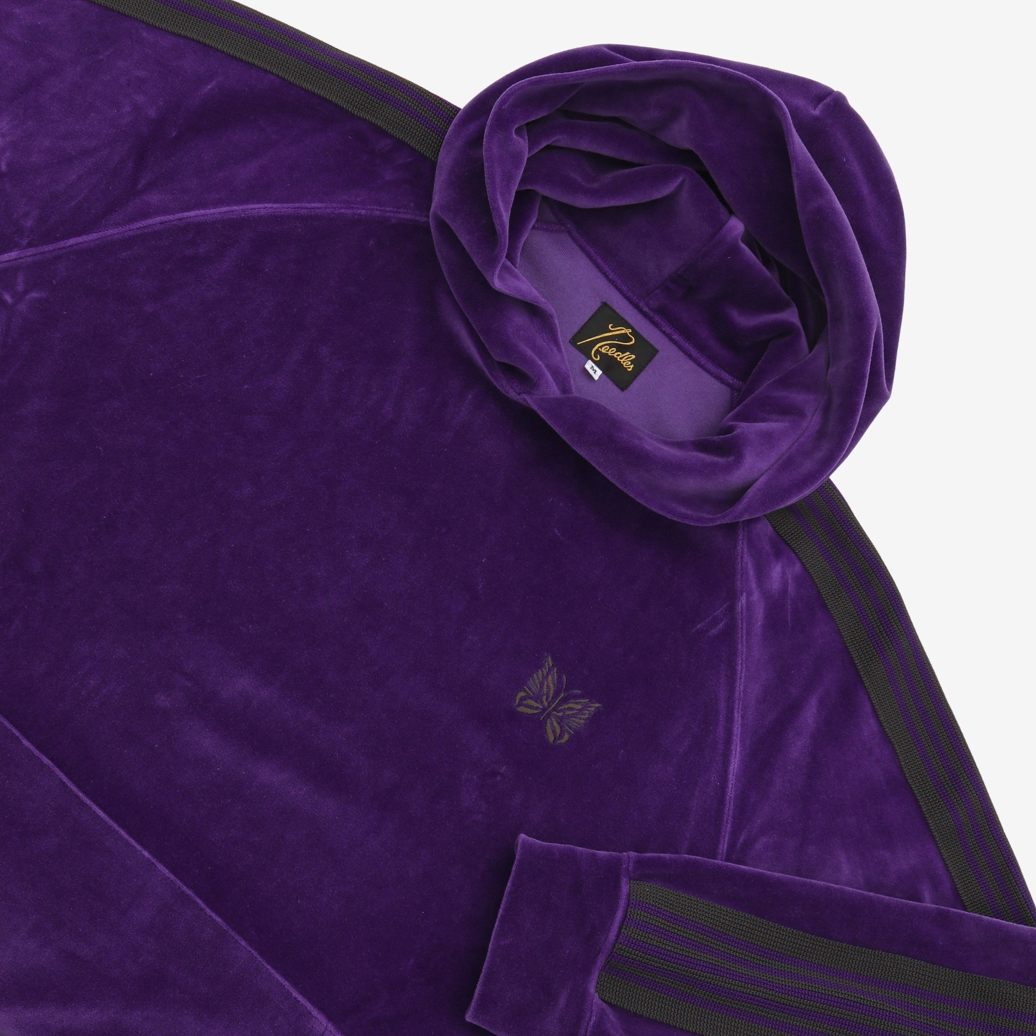 Velour Track Hoodie