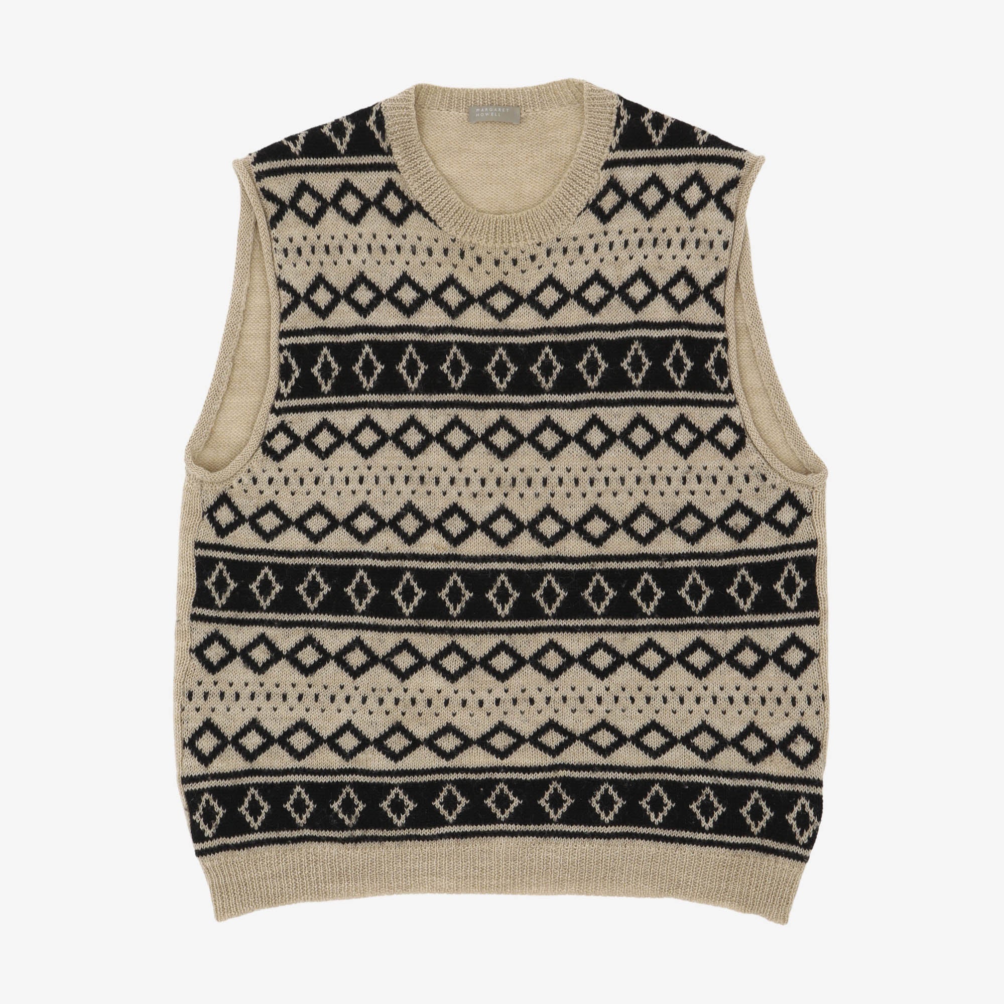 Diamond Knit Sweater Vest