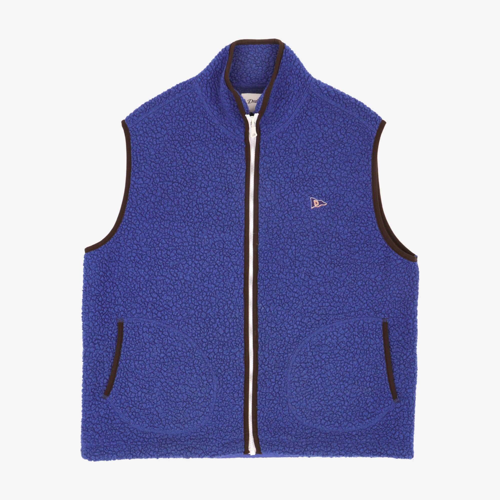 Boucle Wool Zip Fleece Vest
