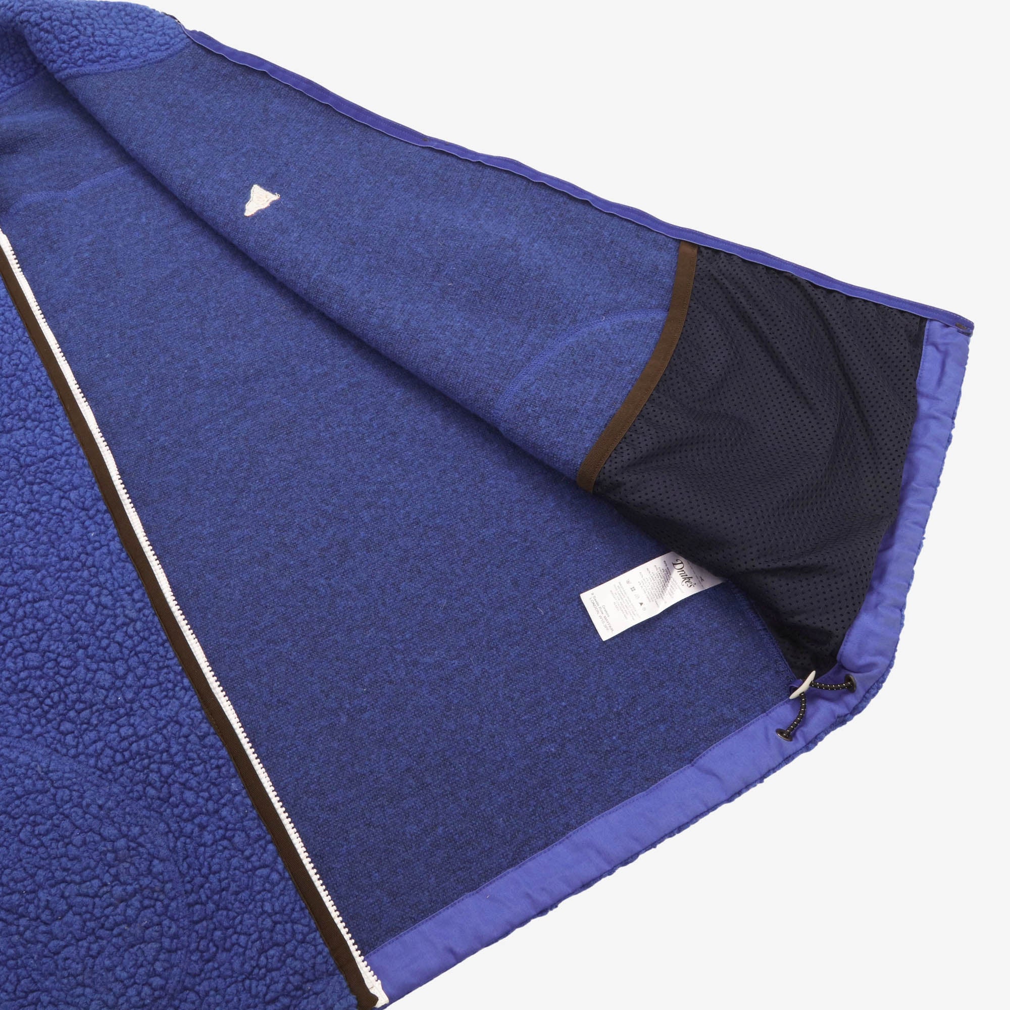 Boucle Wool Zip Fleece Vest