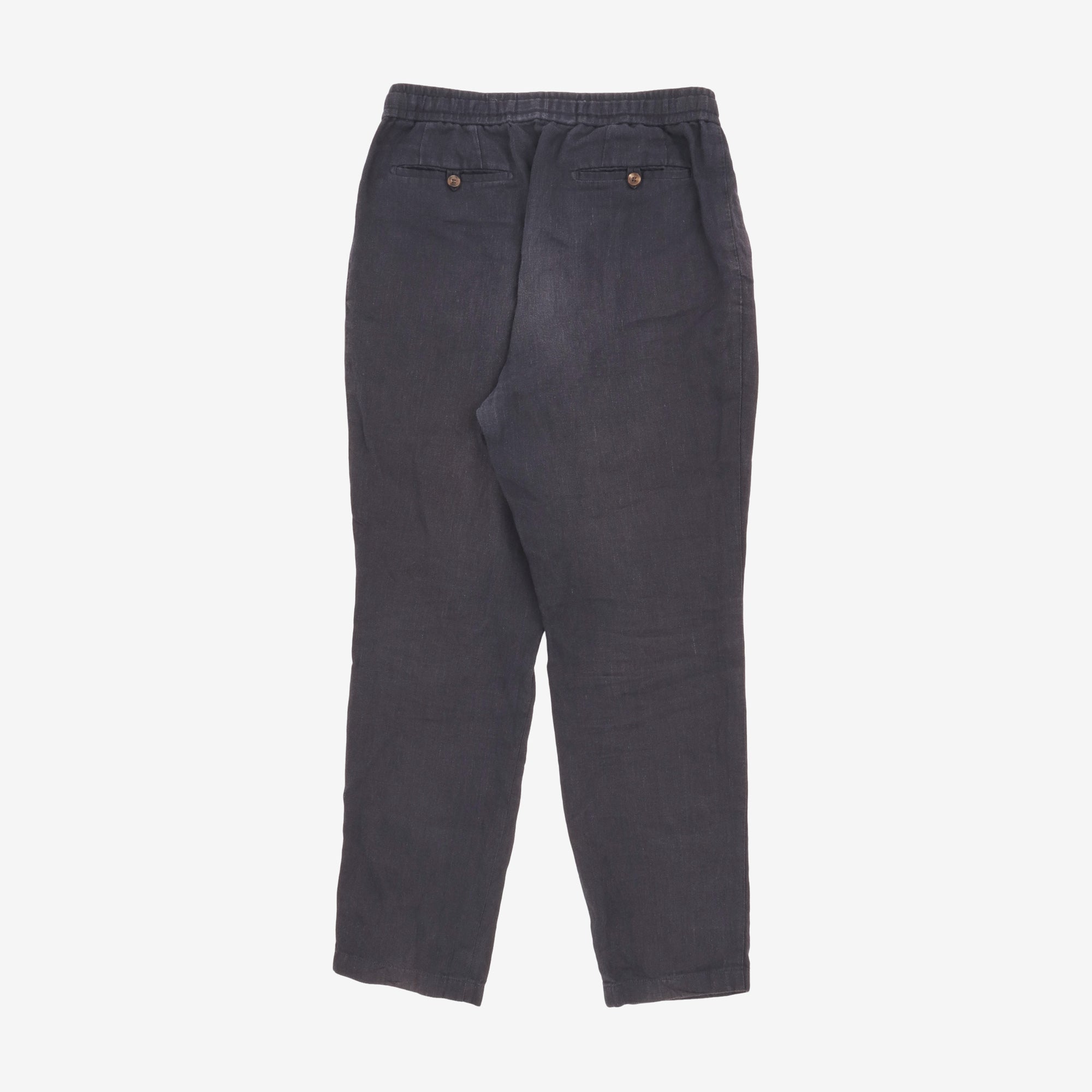 Linen Drawstring Trousers