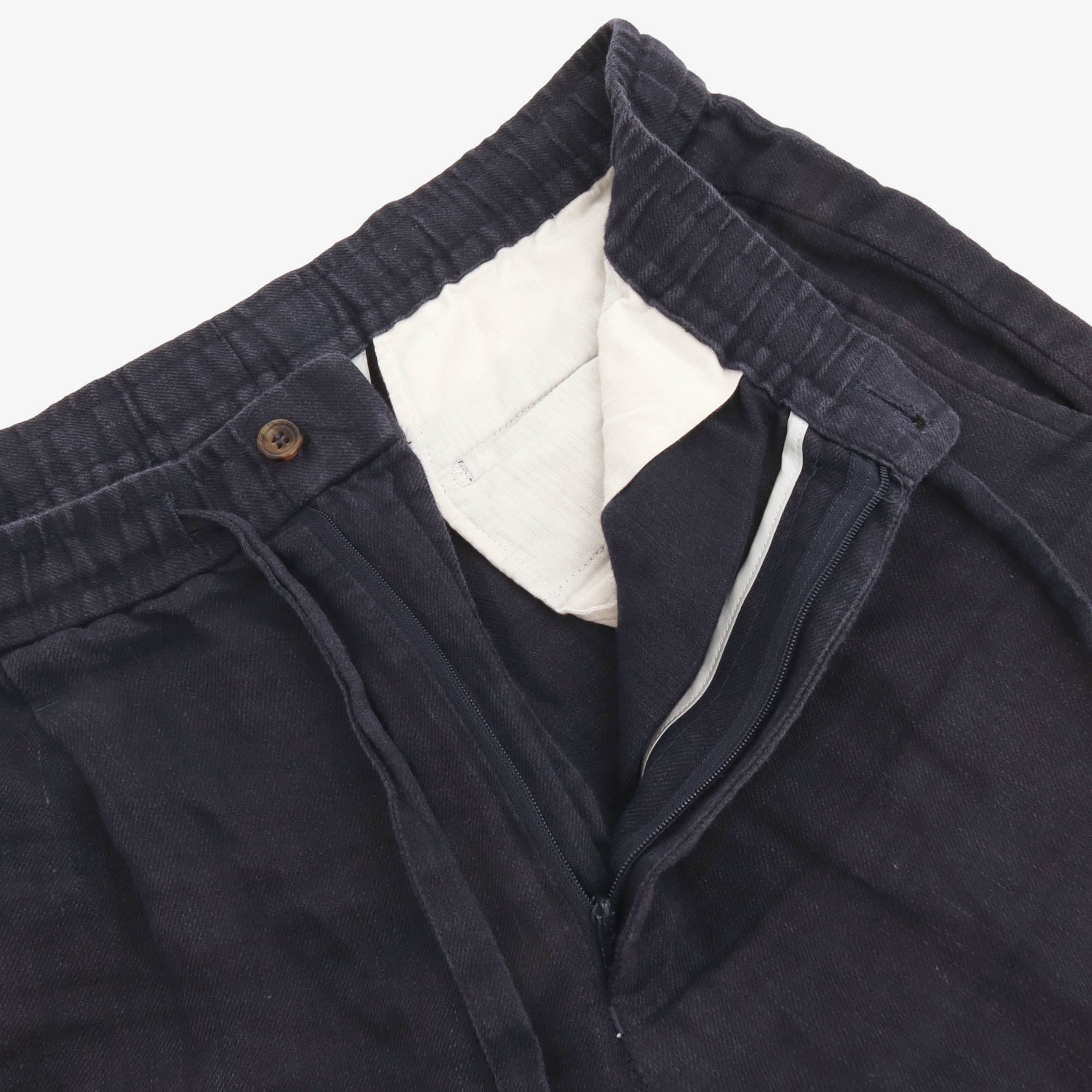 Linen Drawstring Trousers
