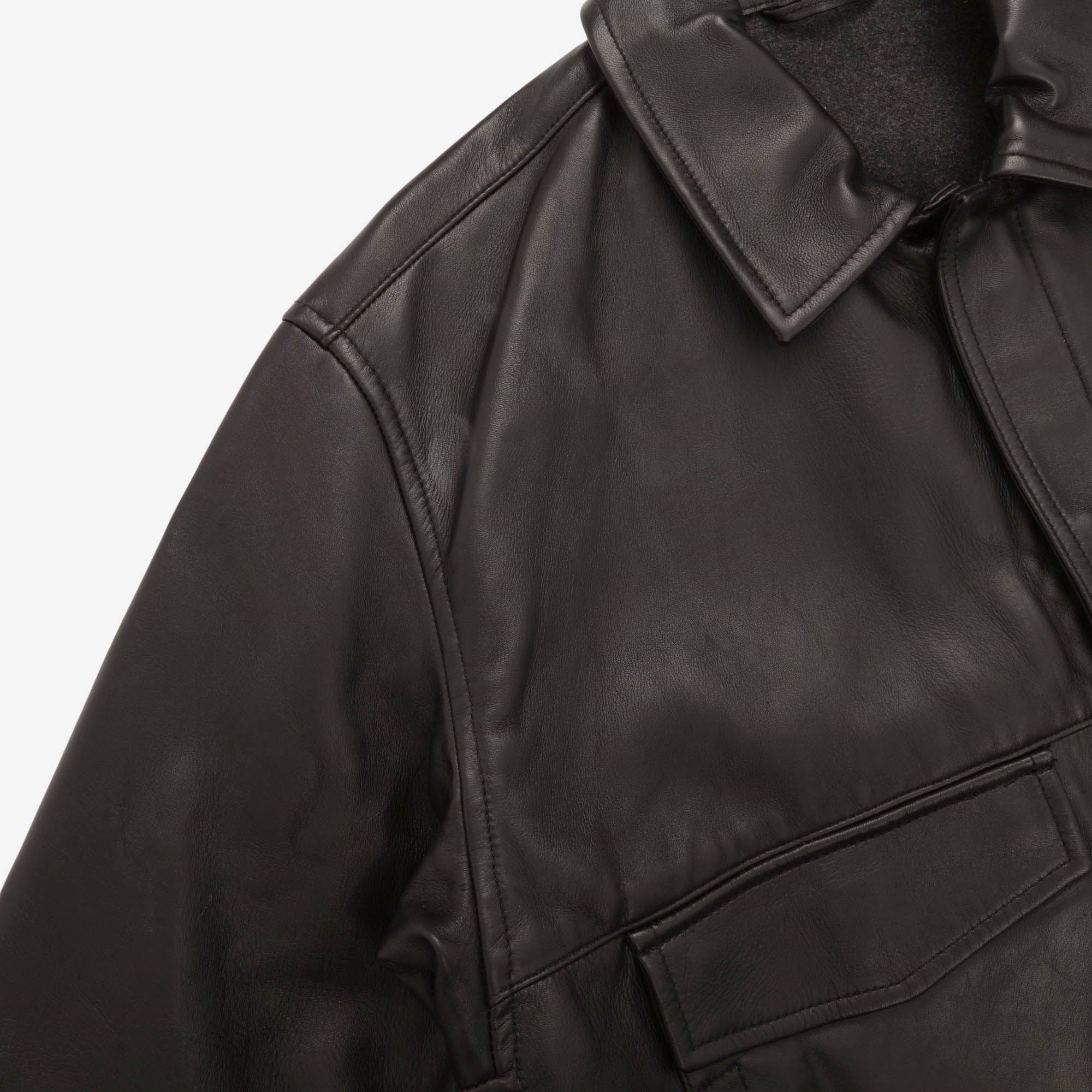 Leather Blouson