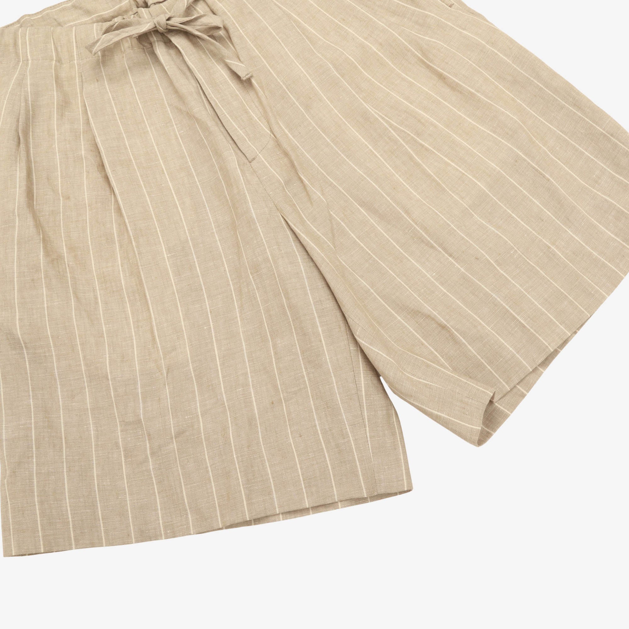 Italian Linen Pinstripe Leisure Short