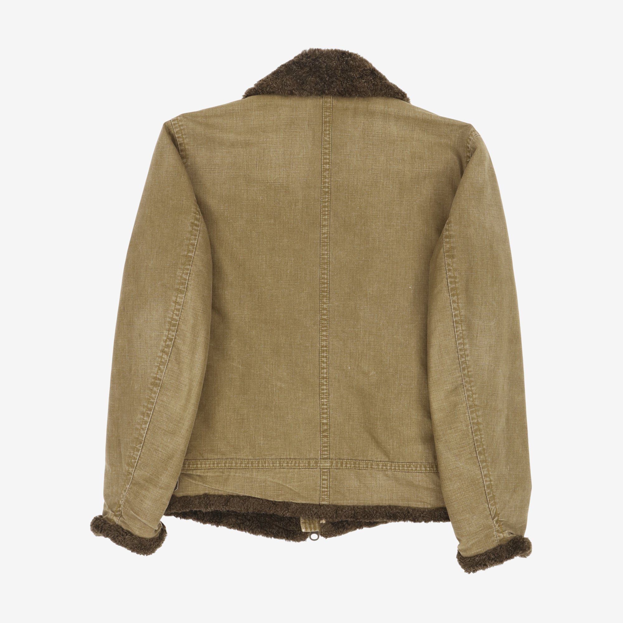 Sherpa Lined Workwear Bomber Jacket