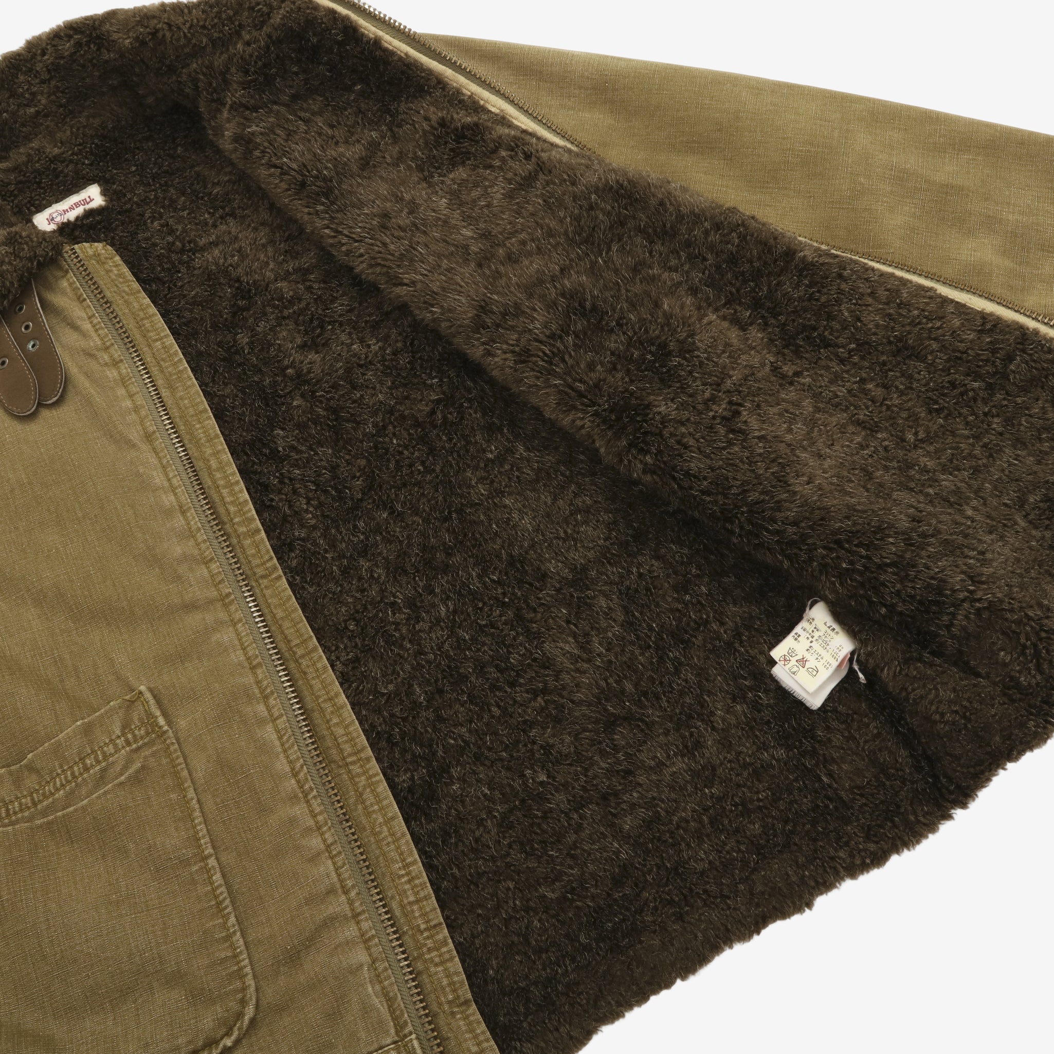 Sherpa Lined Workwear Bomber Jacket
