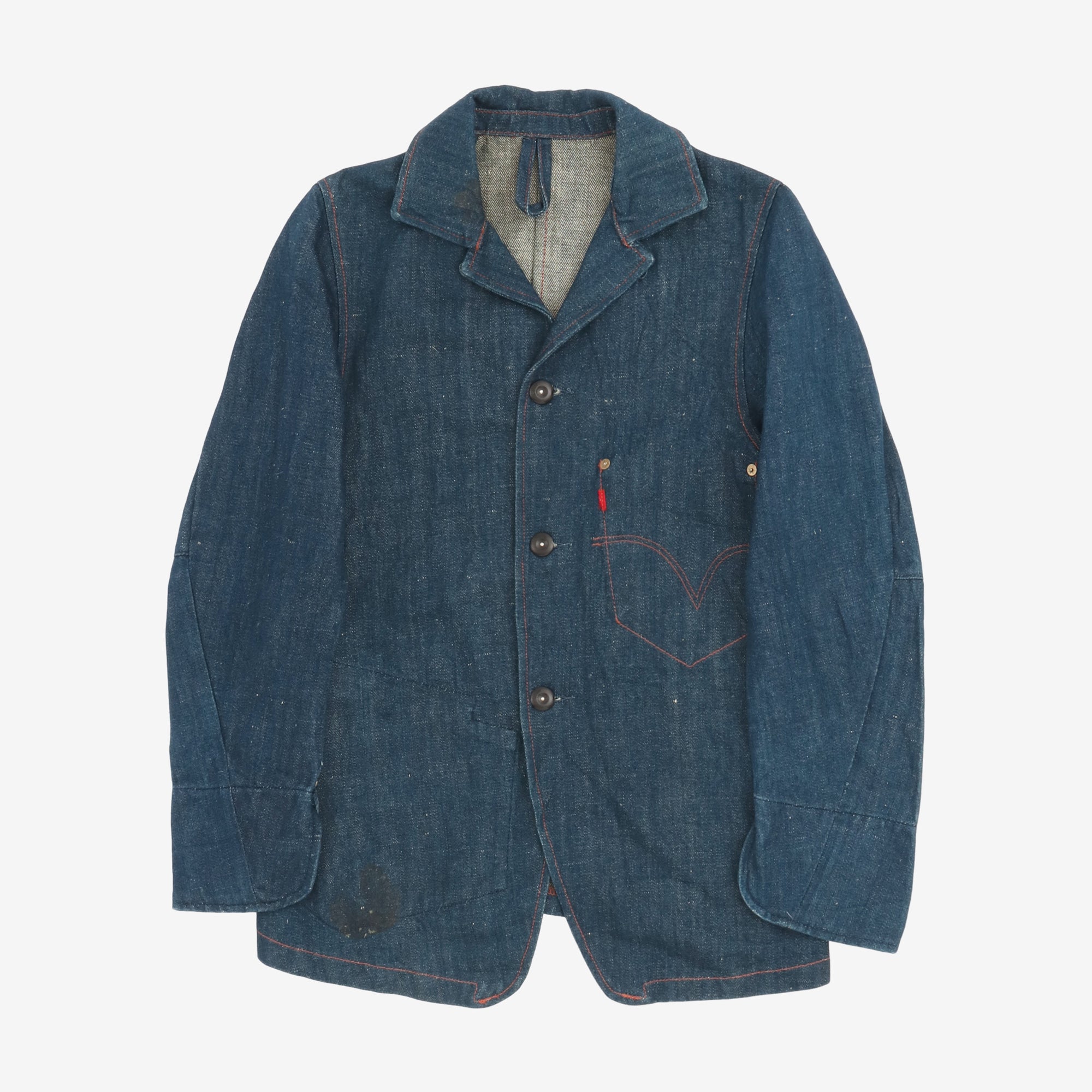 Red 2004 Elijah Denim Sackcoat