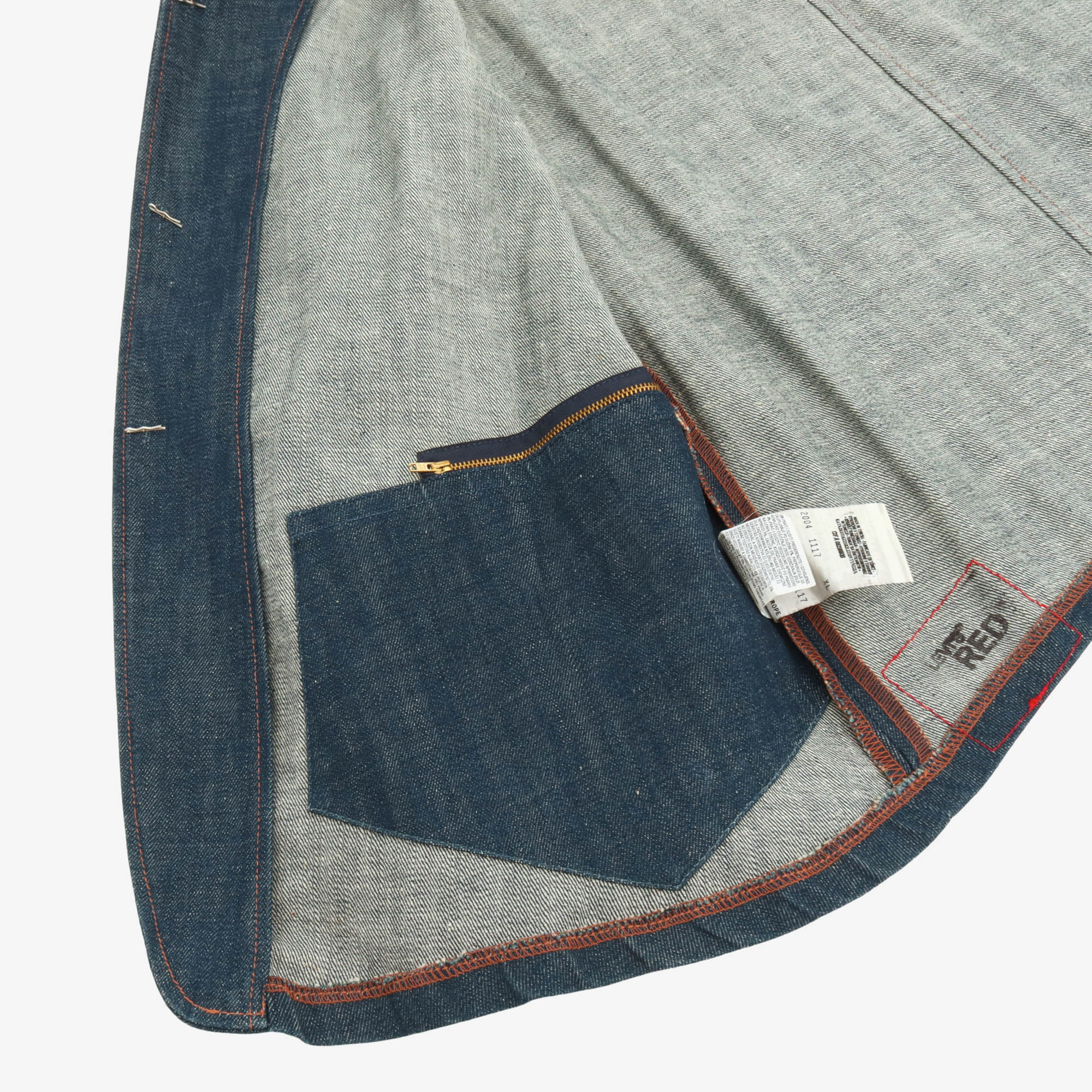 Red 2004 Elijah Denim Sackcoat