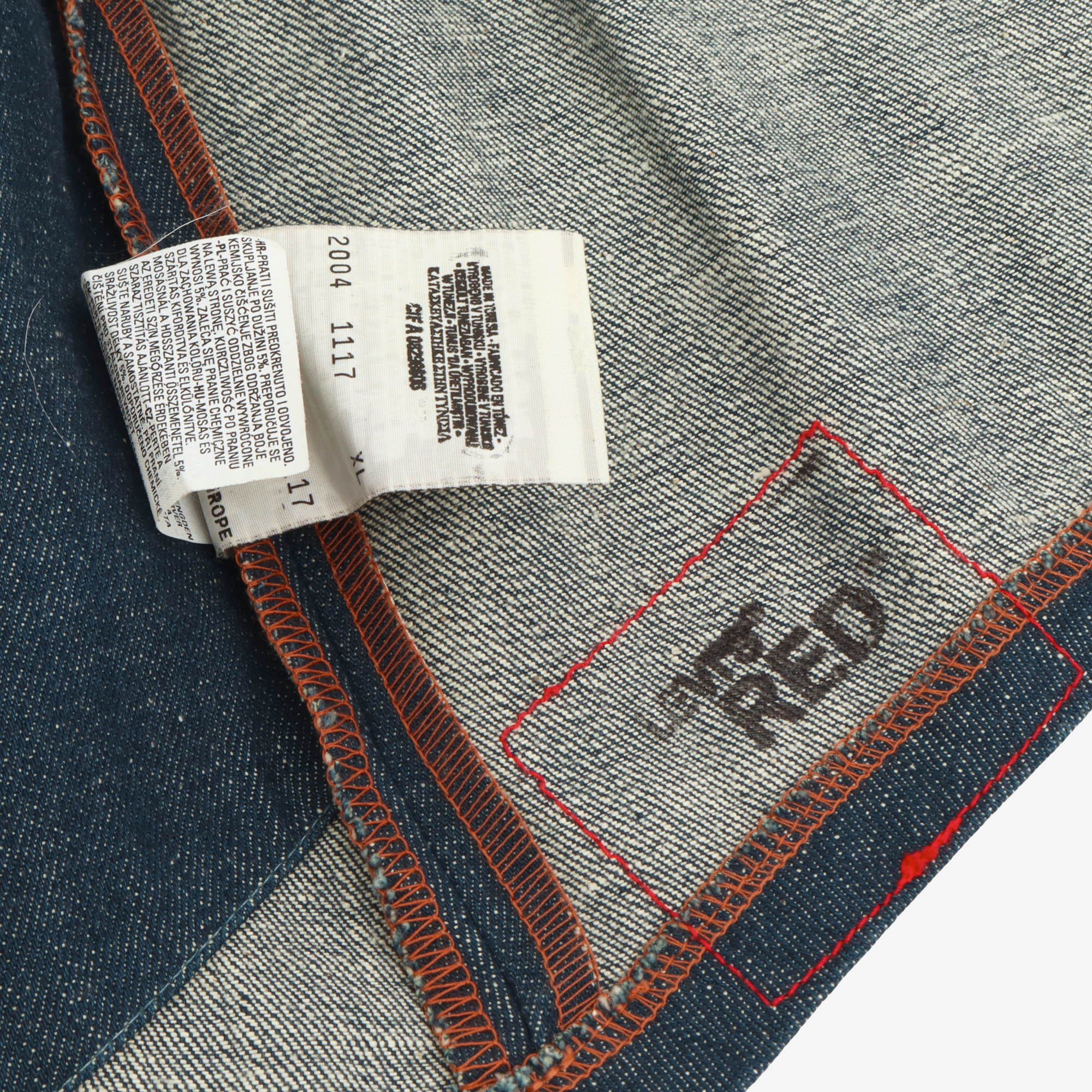 Red 2004 Elijah Denim Sackcoat