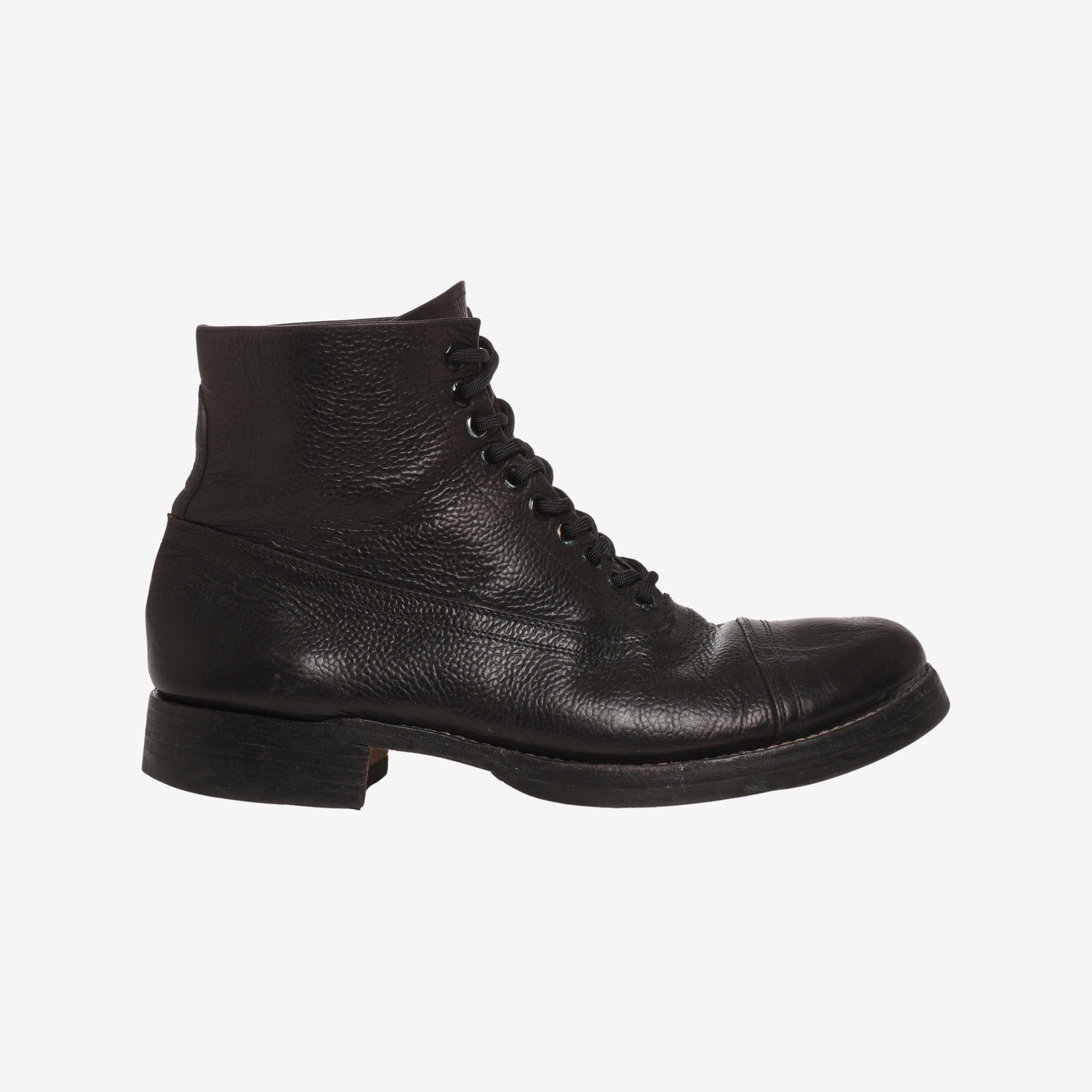 Leather Toe Cap Boots