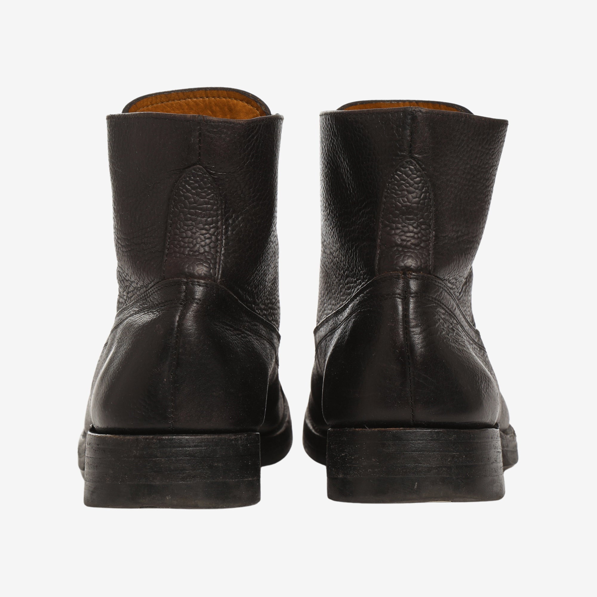Leather Toe Cap Boots