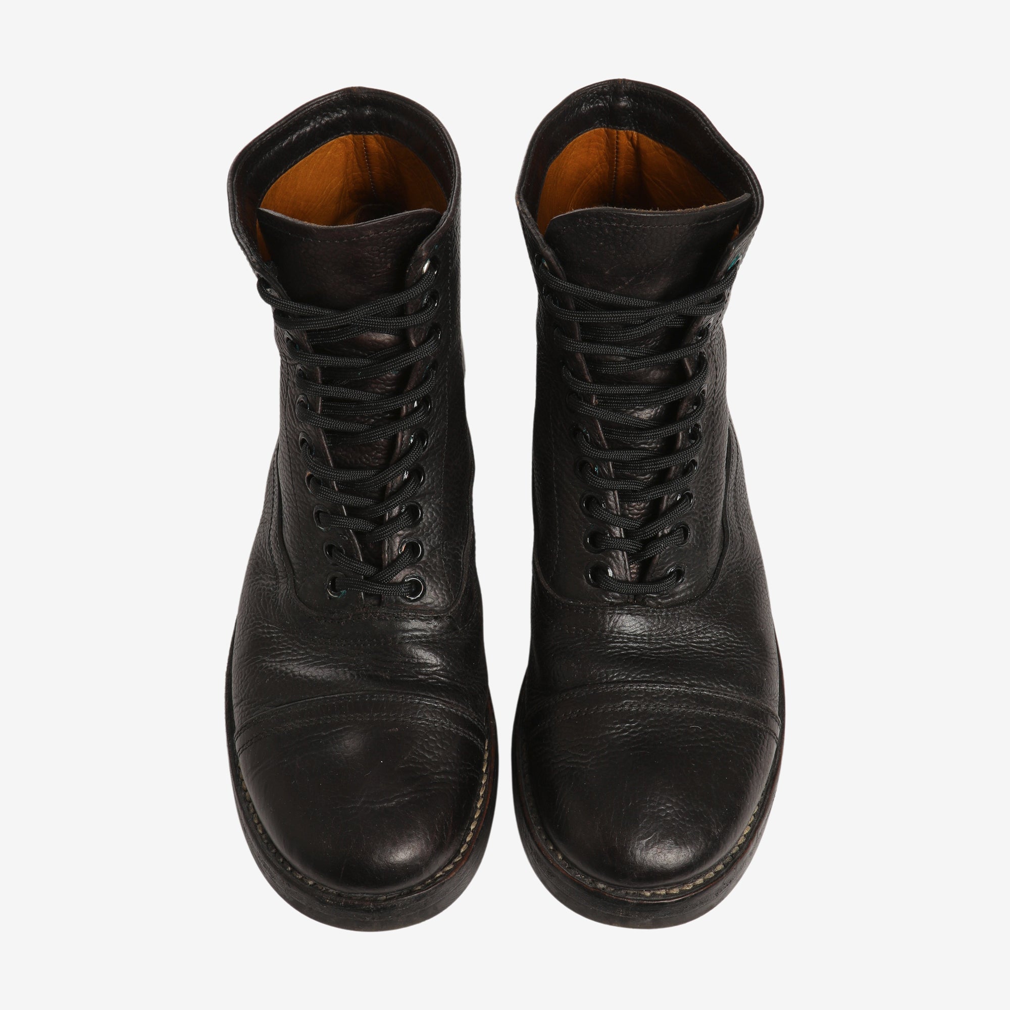 Leather Toe Cap Boots