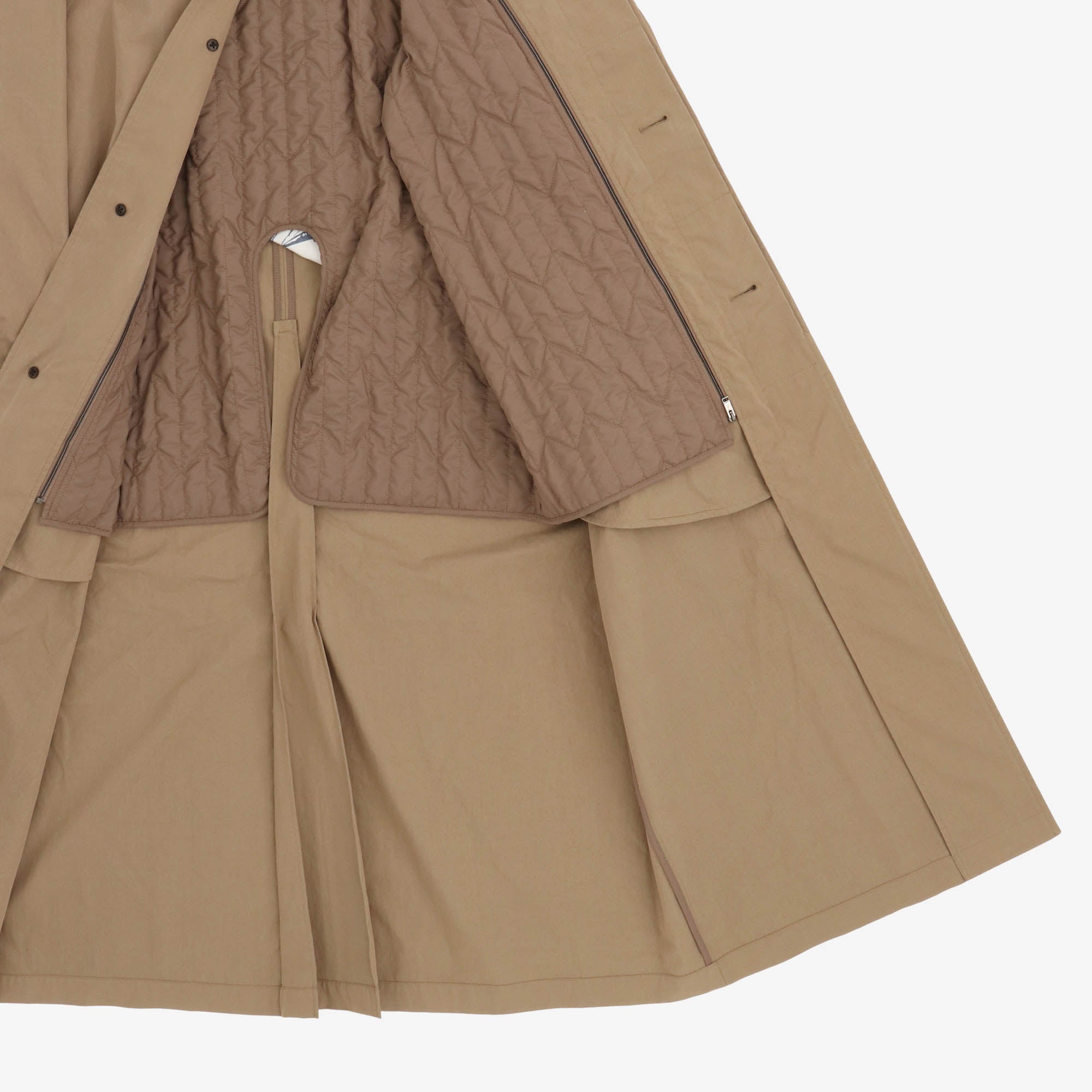 Hemery Long Trench Raglan Coat + Liner
