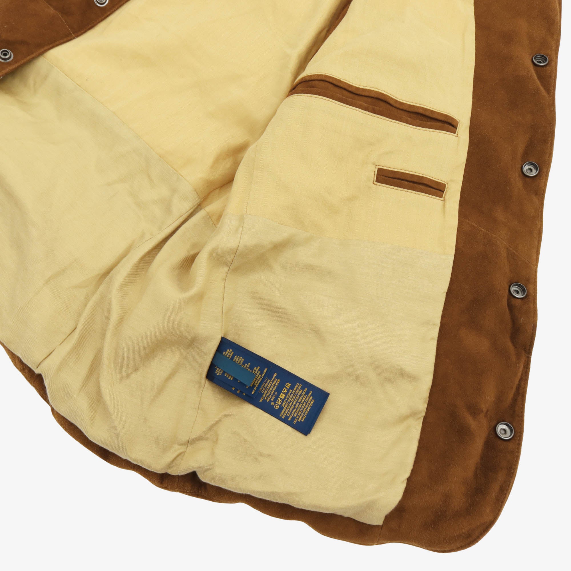 Suede Down Vest