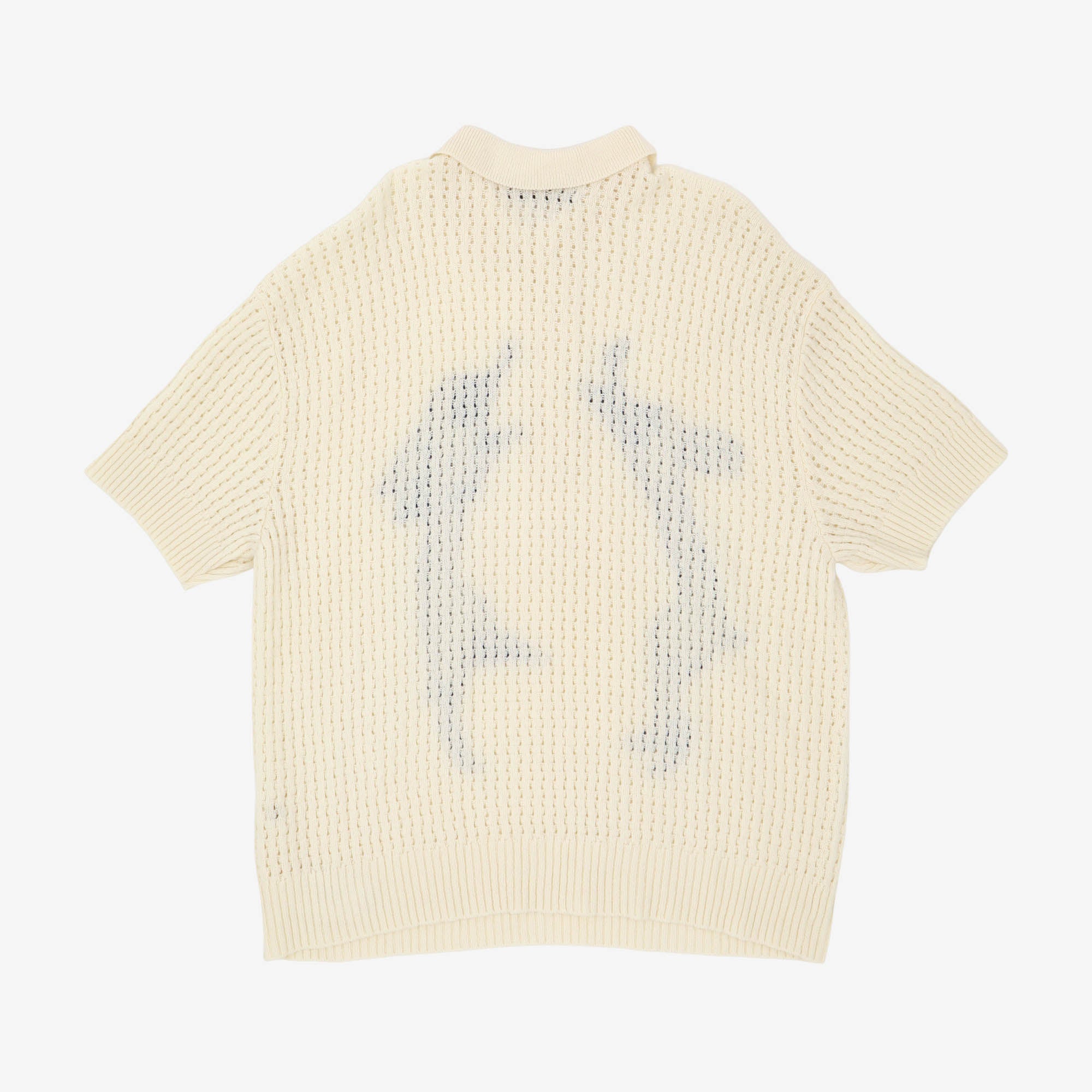 Delius Rabbit Motif Knitted Merino Polo