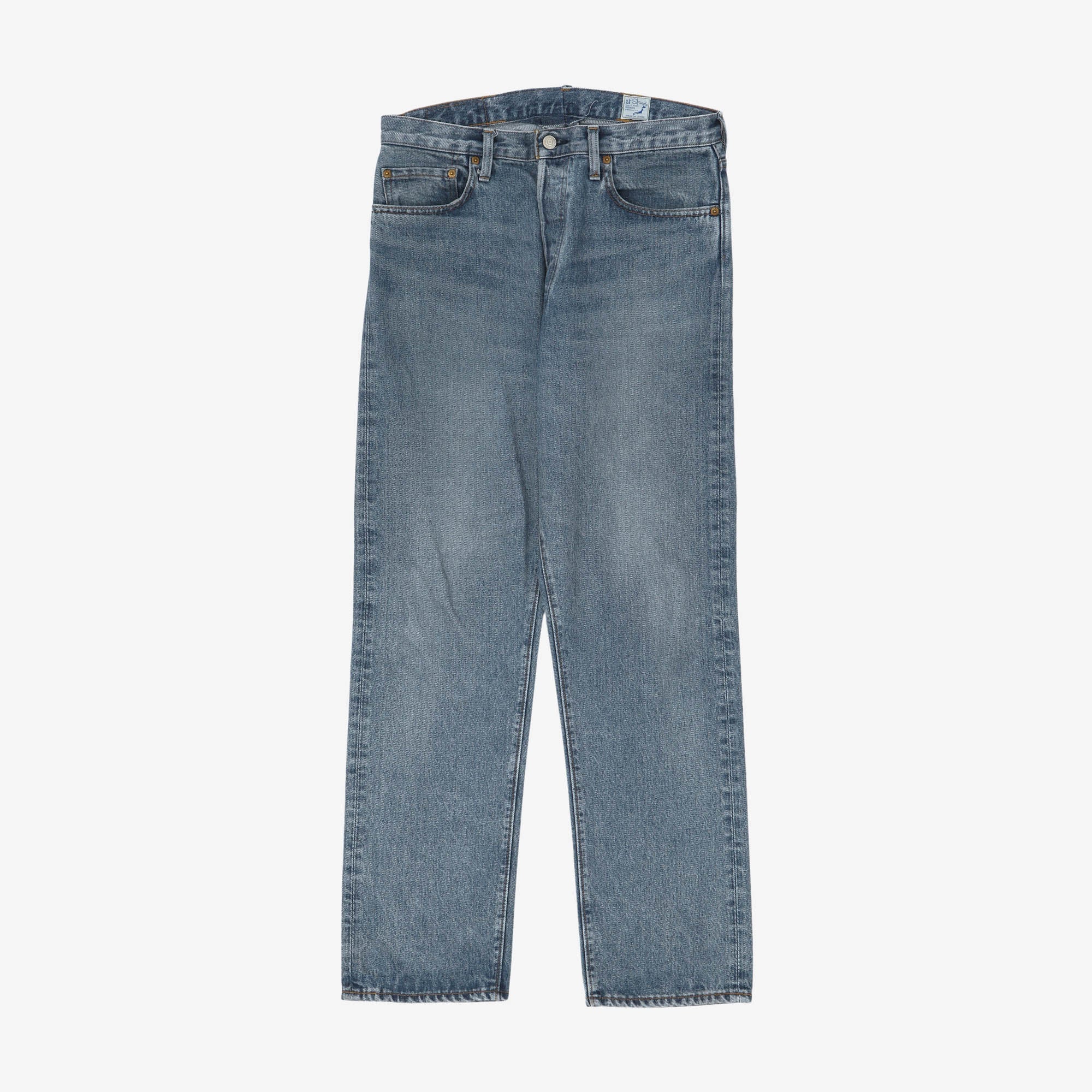 105W Loose Fit Denim Jeans (32W X 31L)