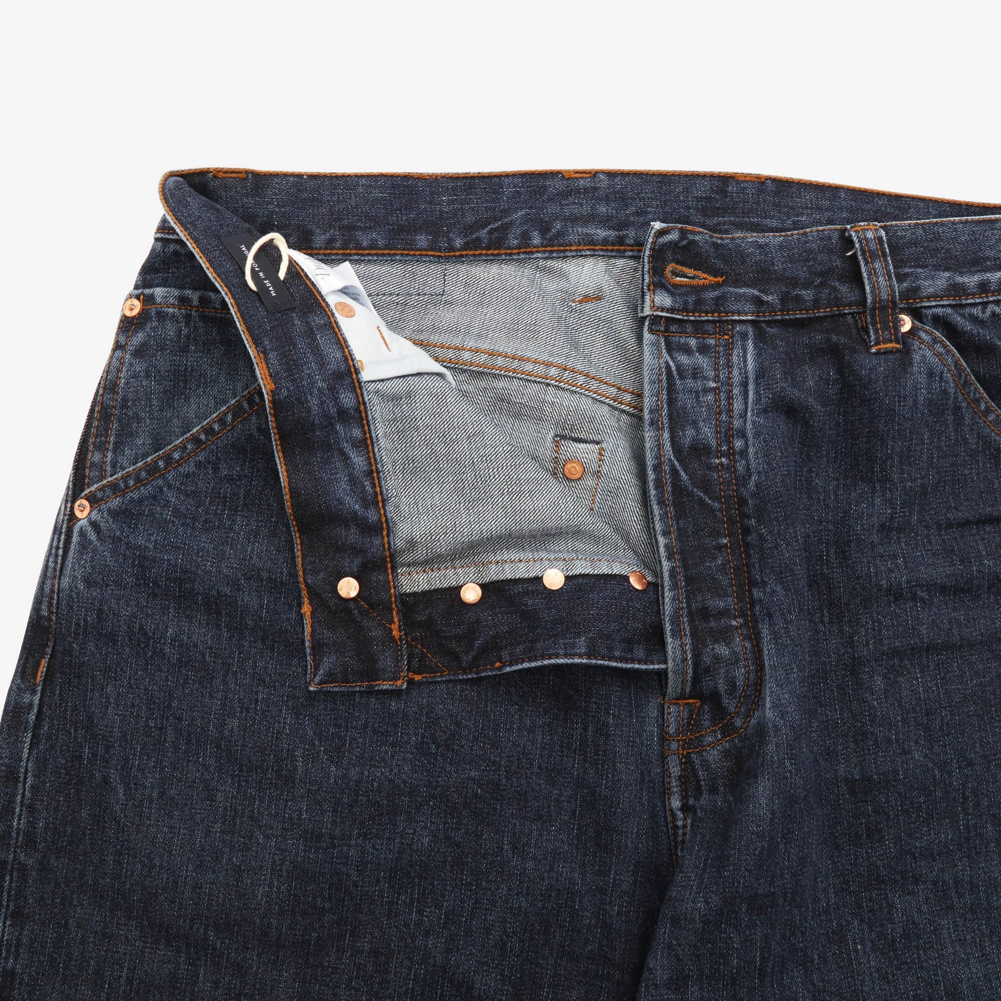 5 Pocket Japanese Selvedge Jeans (34W X 32.5L)
