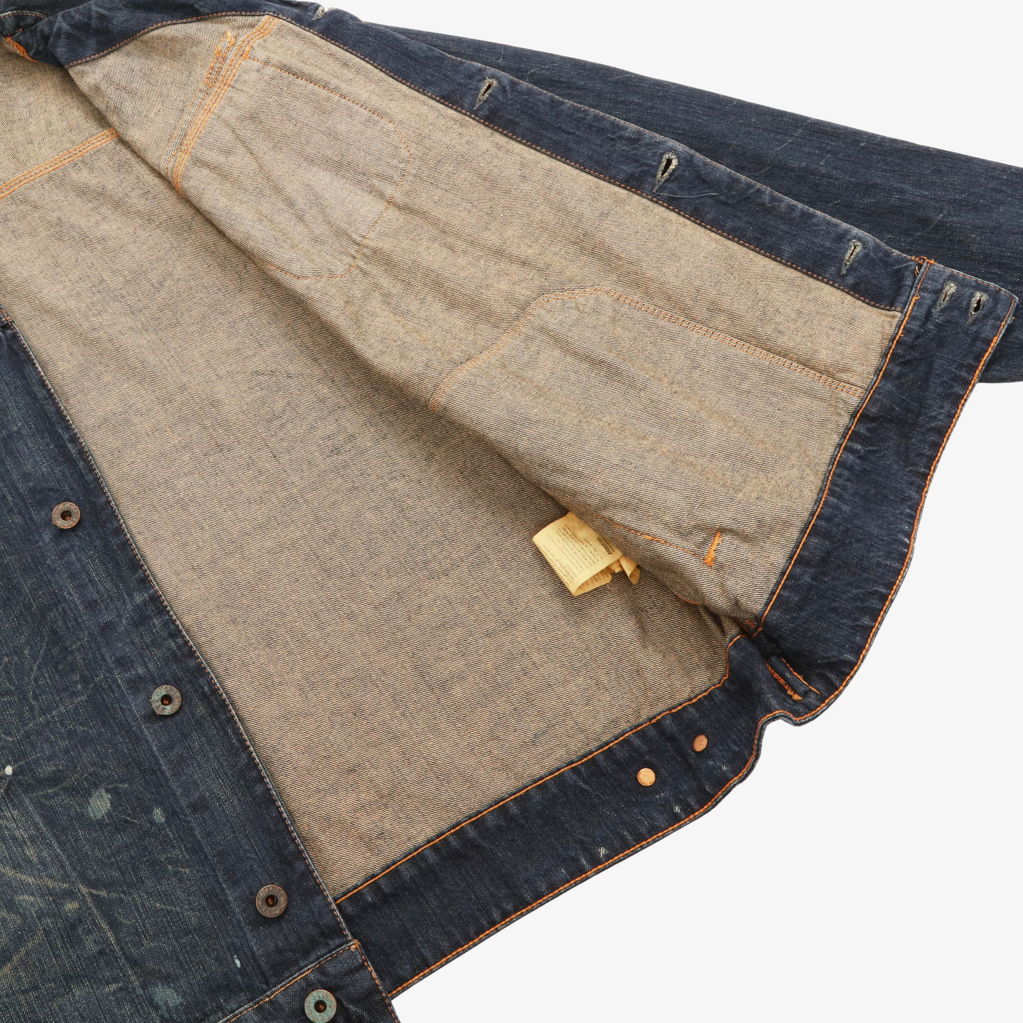 Vintage Paint Splattered Denim Jacket