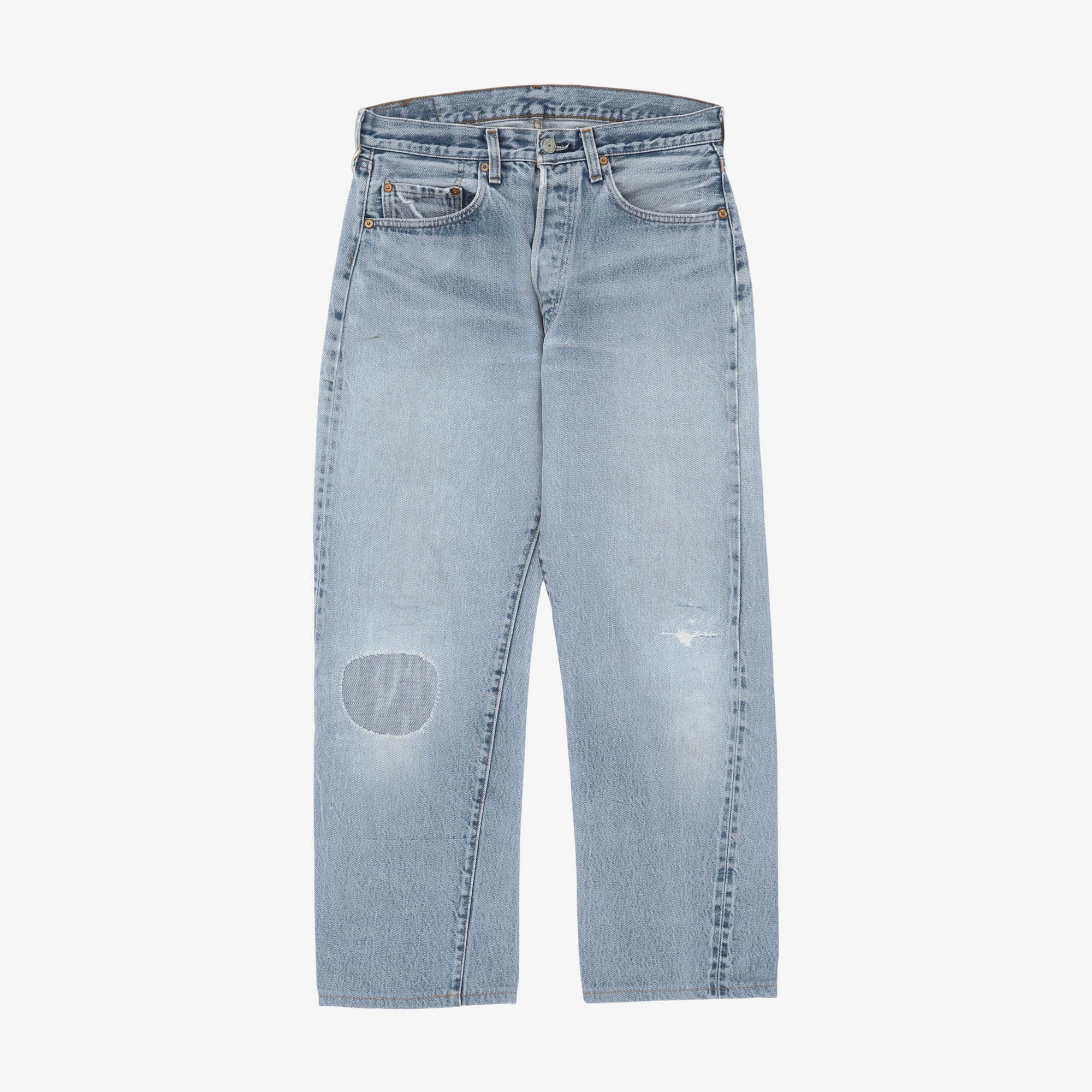 Vintage Distressed 501 Denim USA (30W X 28L)