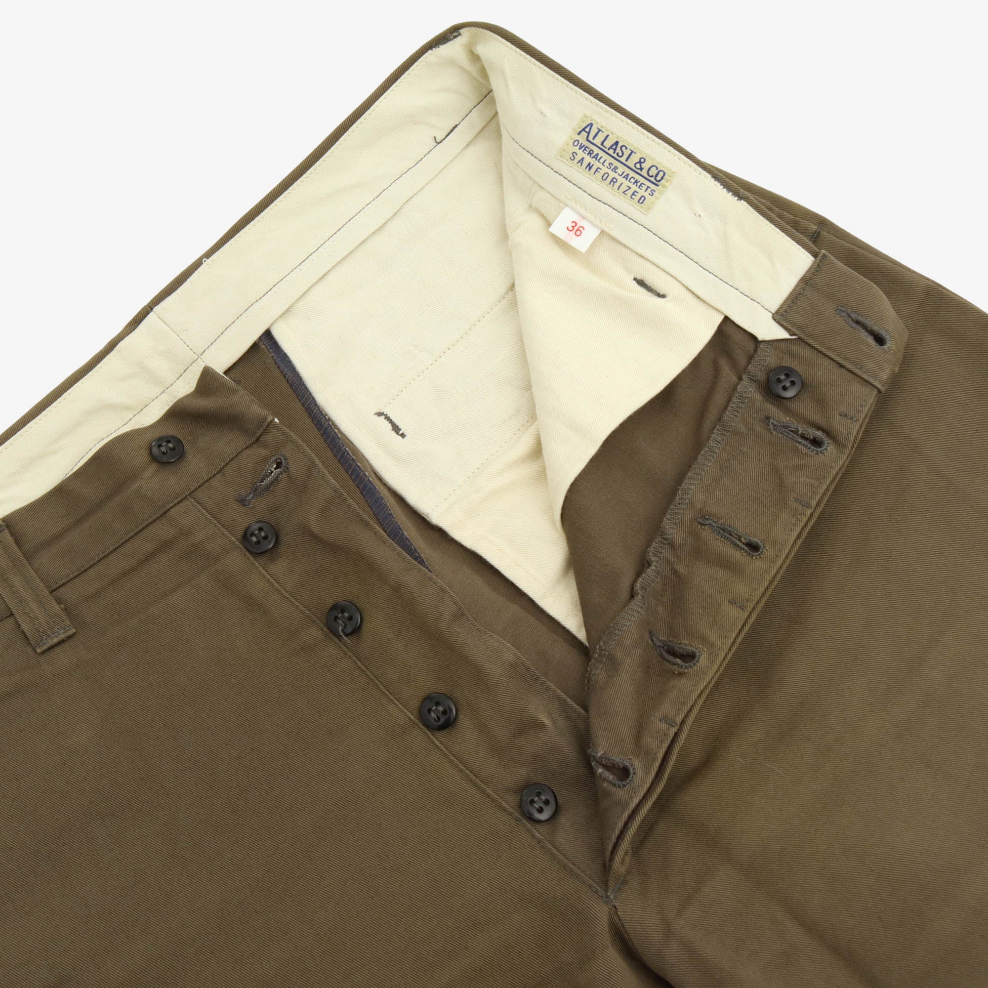 Military Chino Trousers (32W X 33L)