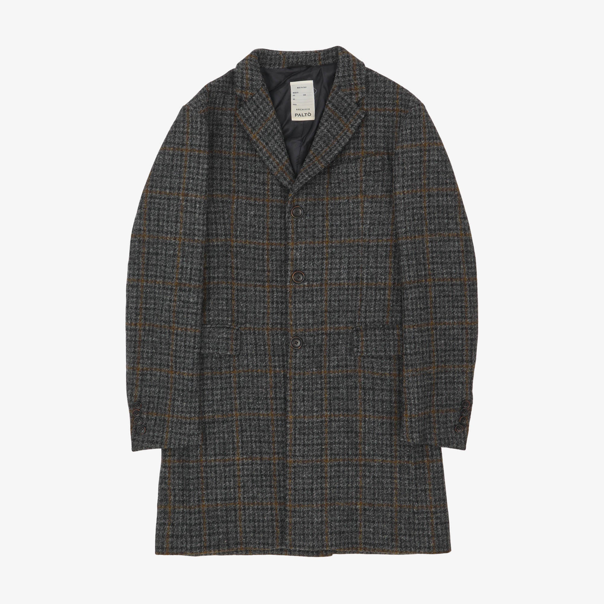 Lamberto Harris Tweed Overcoat