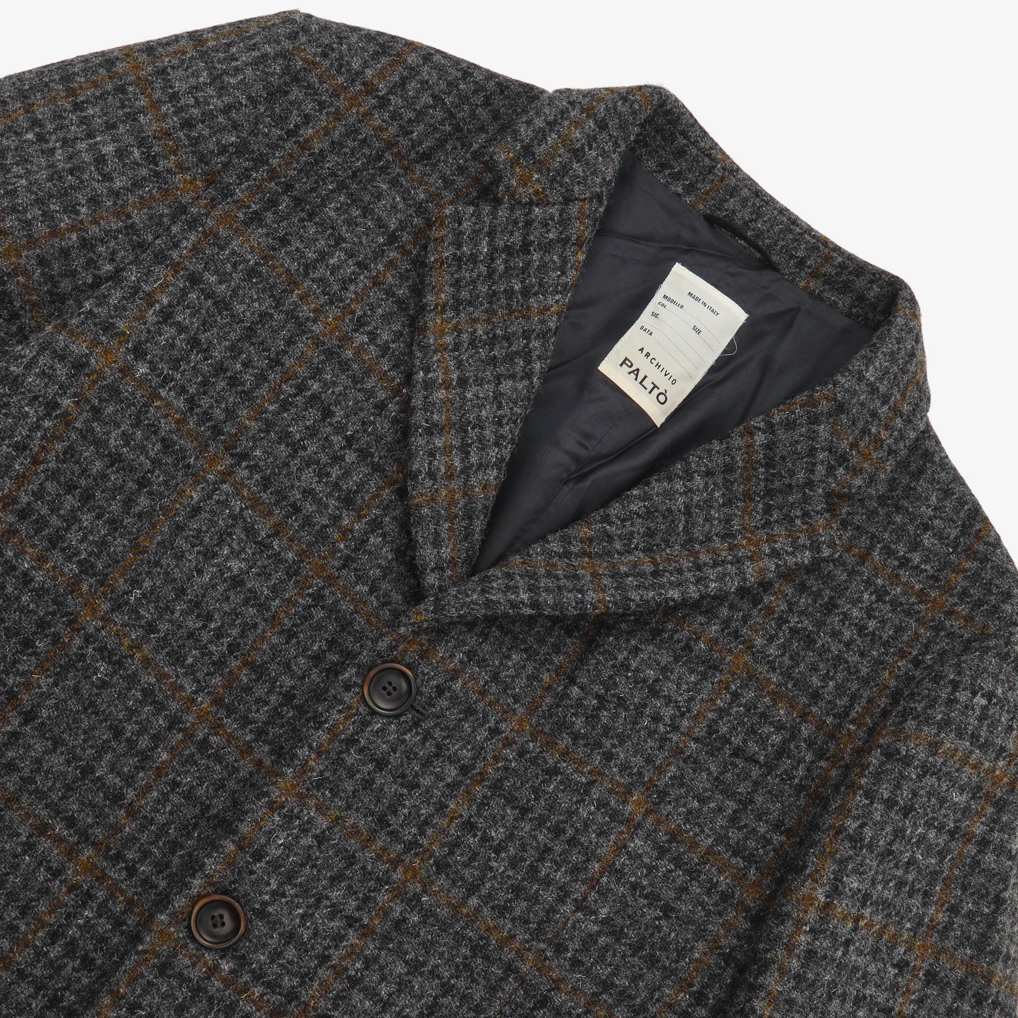 Lamberto Harris Tweed Overcoat