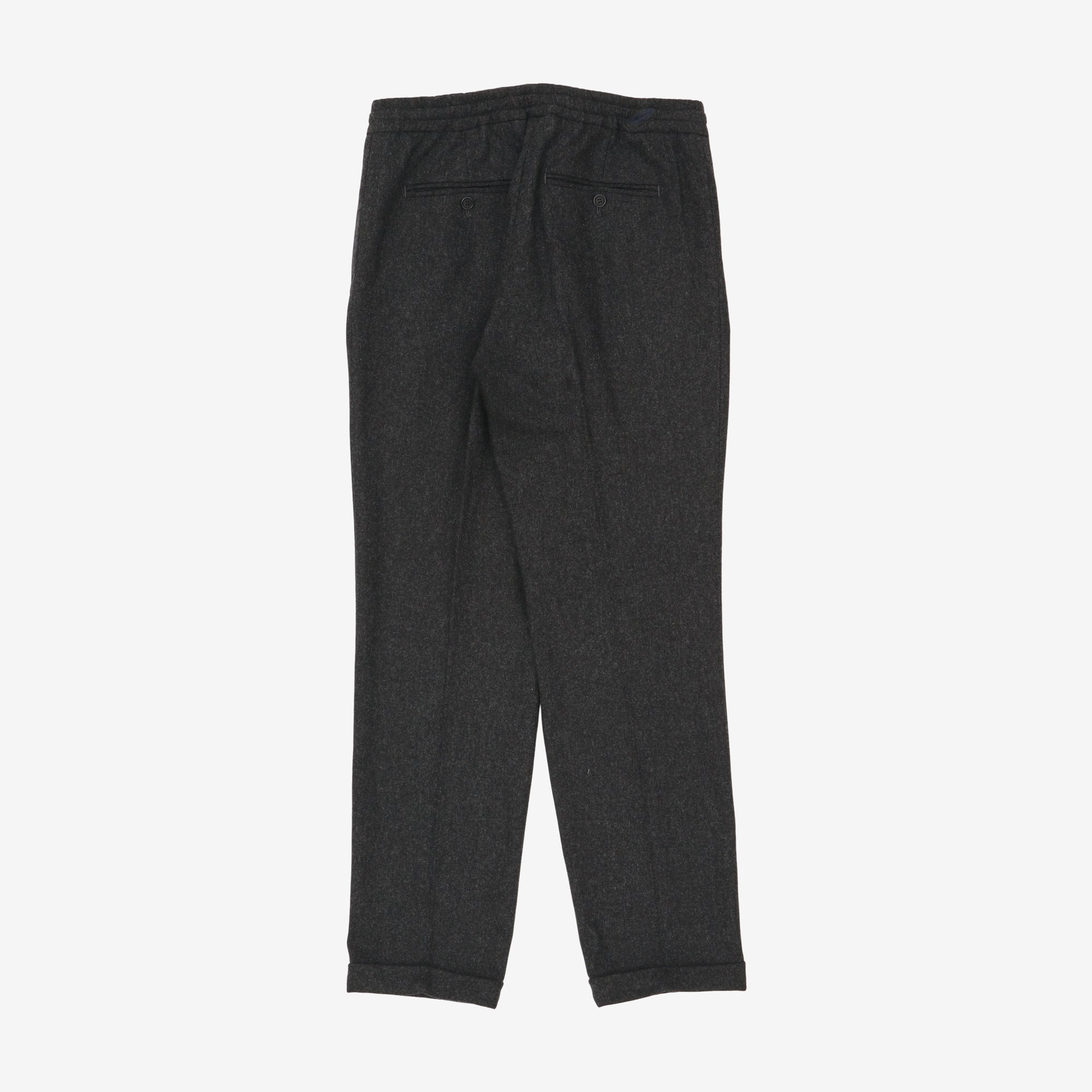 Felted Wool Jogging Slacks