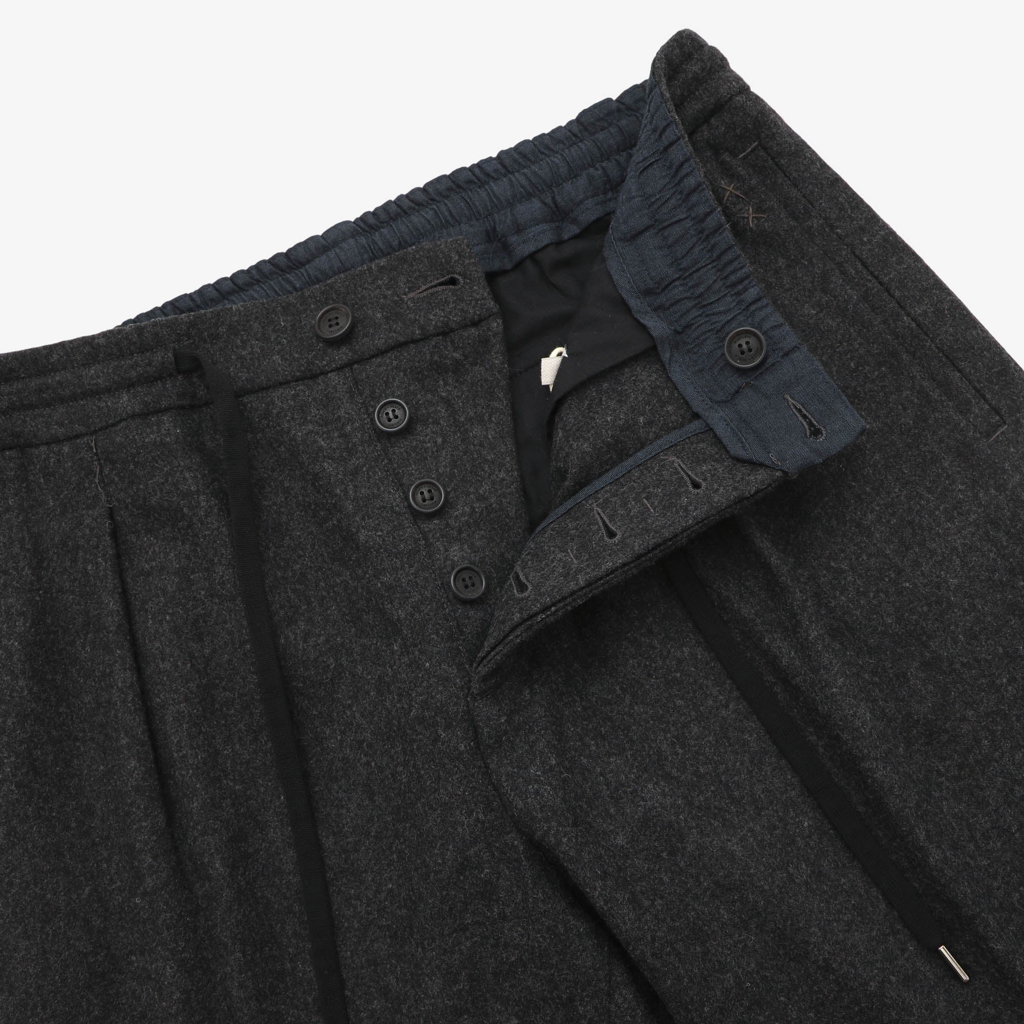 Felted Wool Jogging Slacks