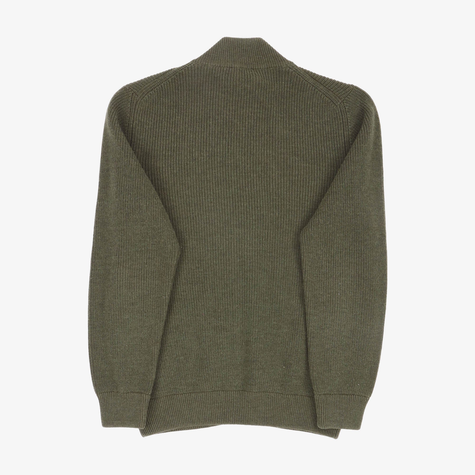 Chunky Knit Zip Up Sweater