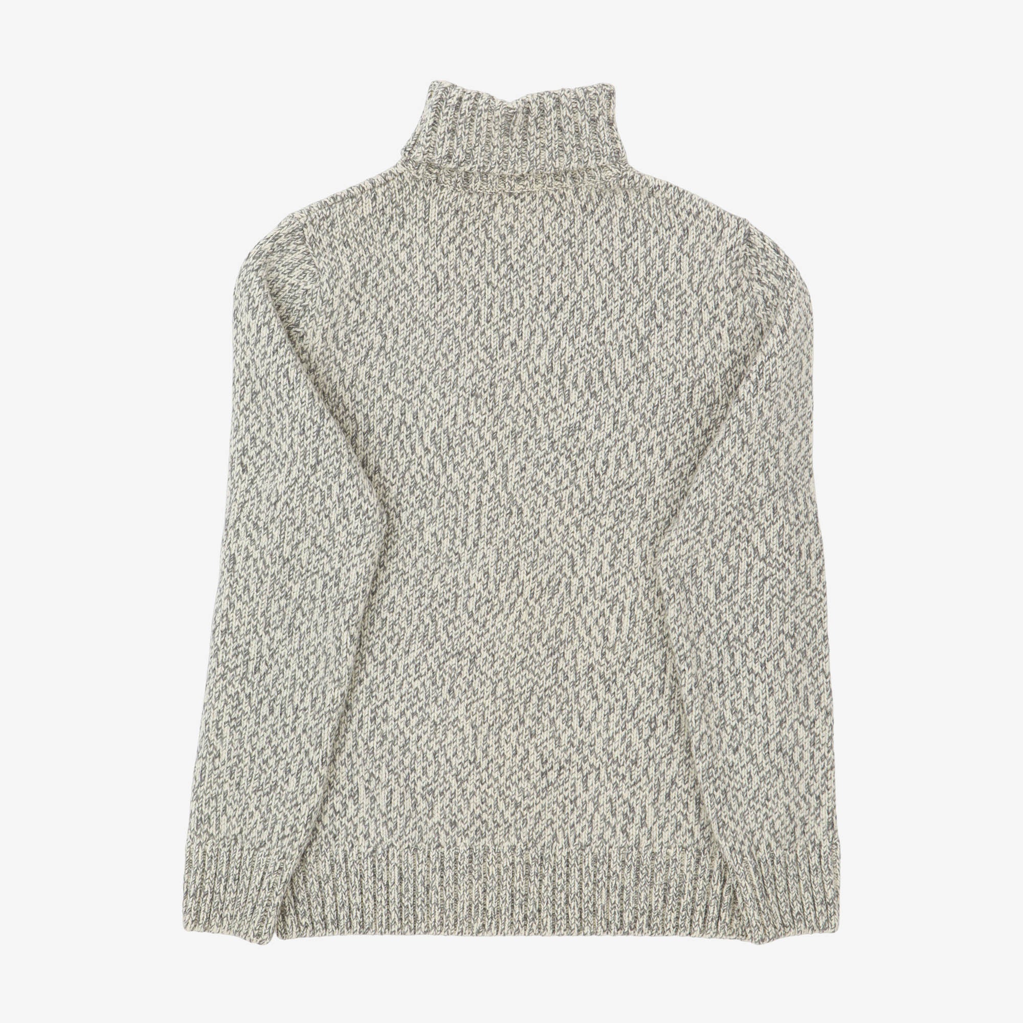 Low Gauge Marled Rollneck Sweater (Norton & Sons)