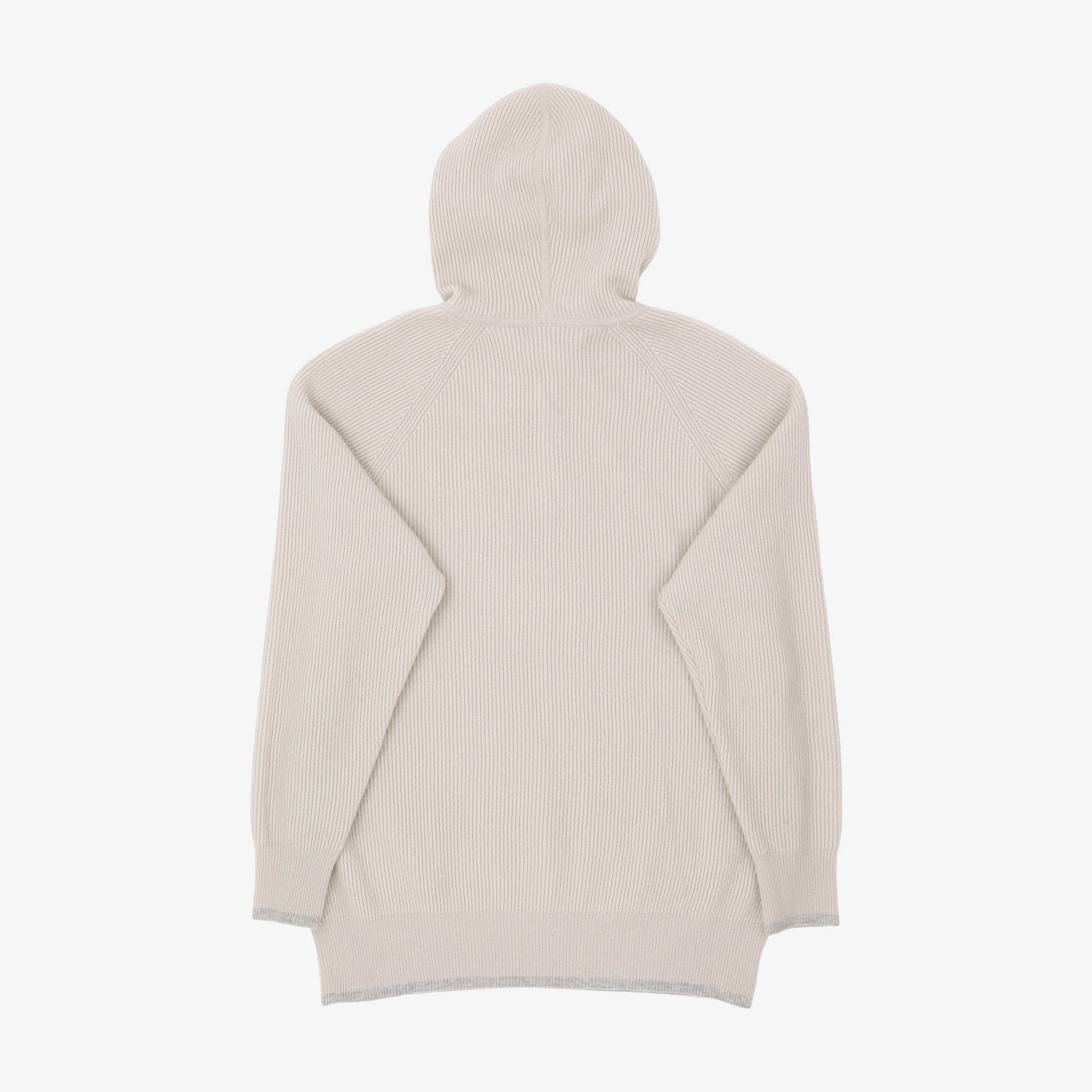Button Placket Cashmere Hoodie