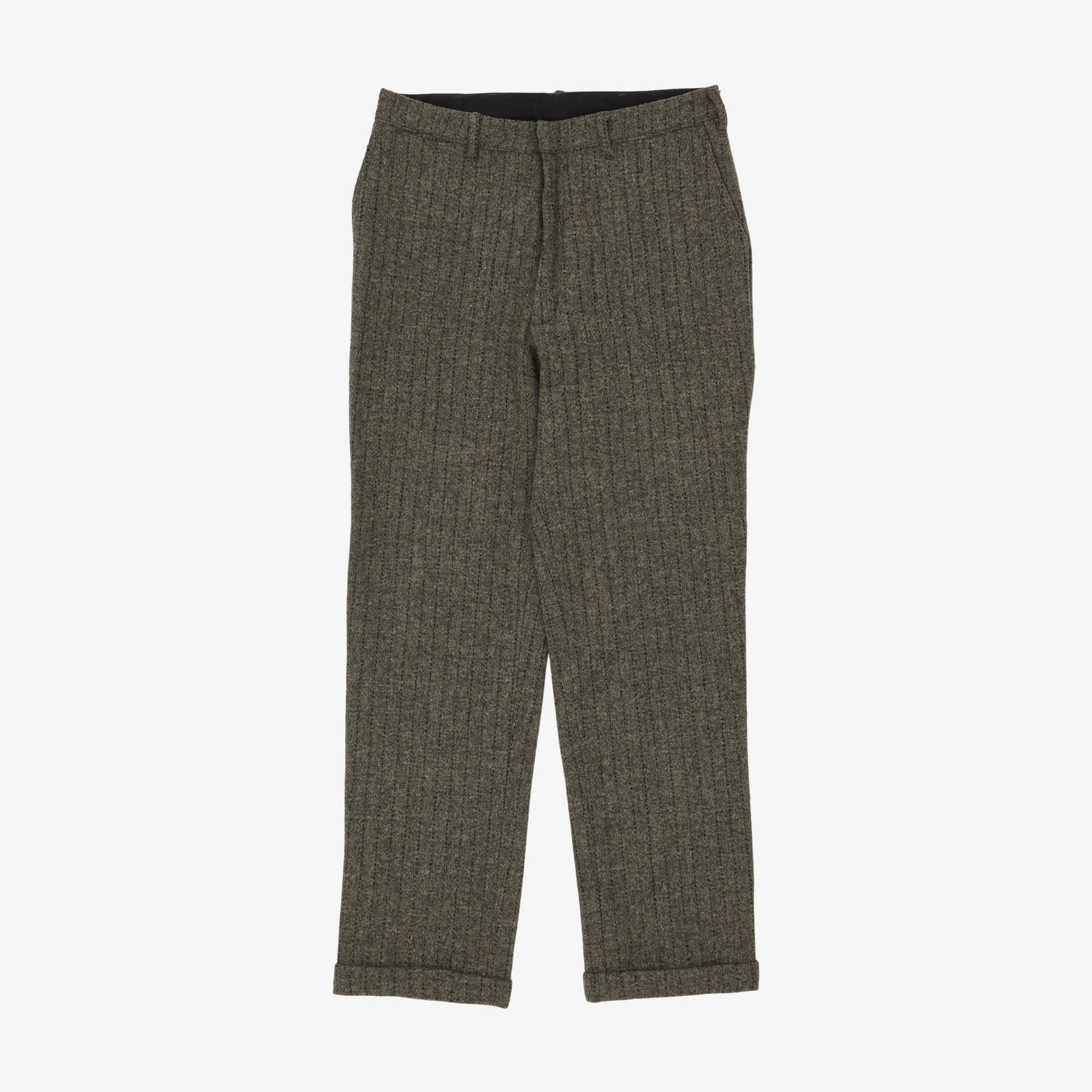 Lined Wool Tweed Trousers (32W X 32L)