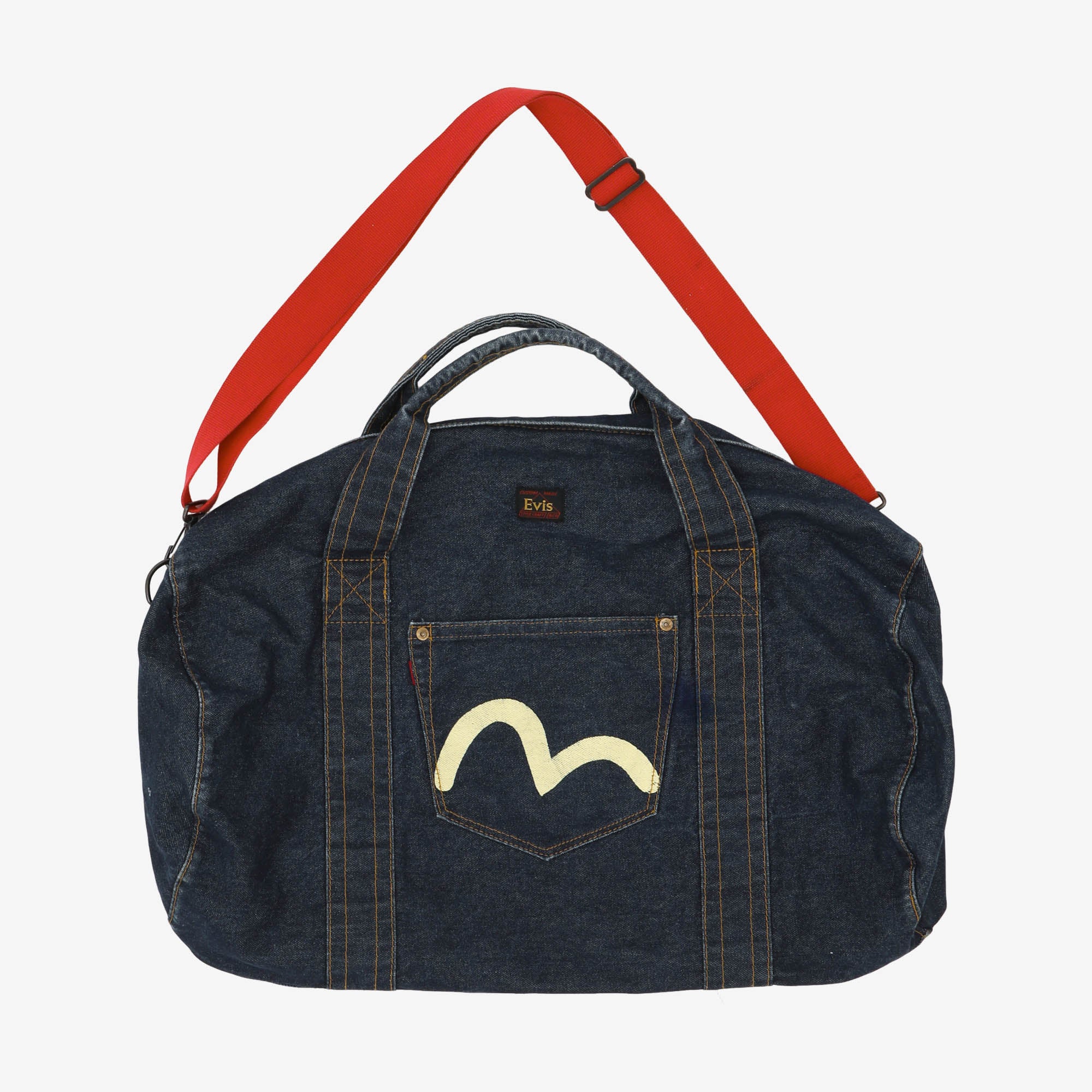 Vintage Boston Denim Duffle