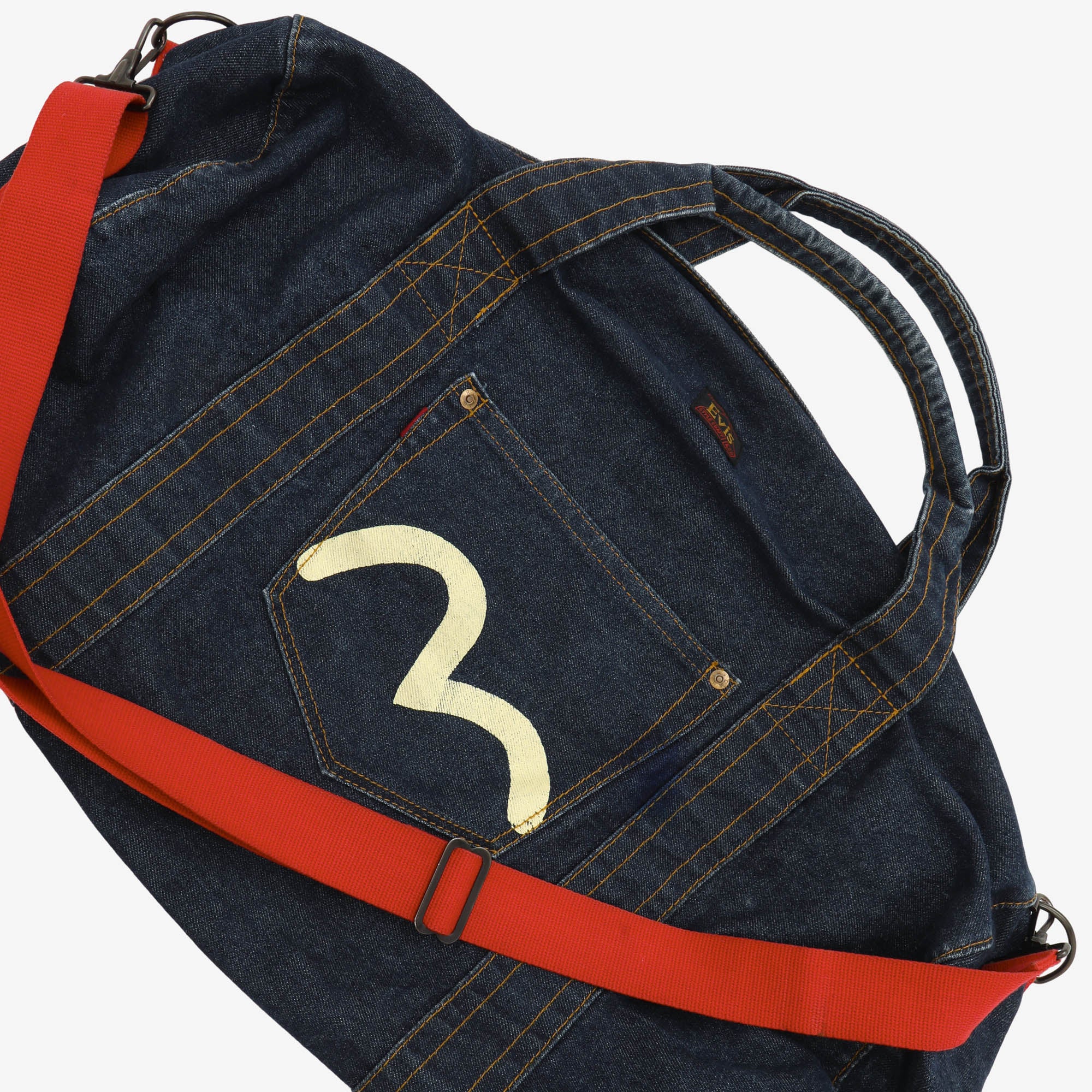 Vintage Boston Denim Duffle