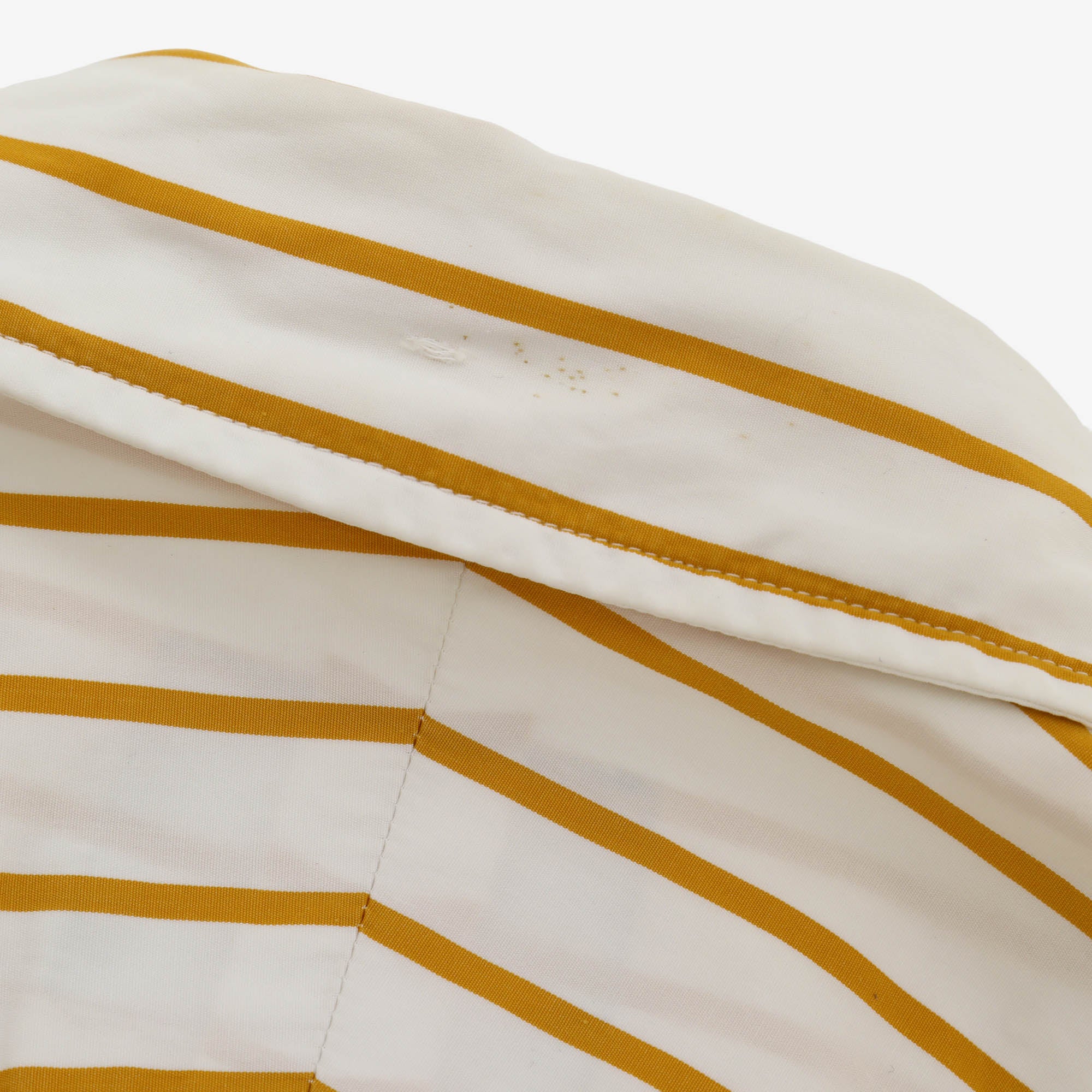 Ticking Stripe Long Point Collar Shirt