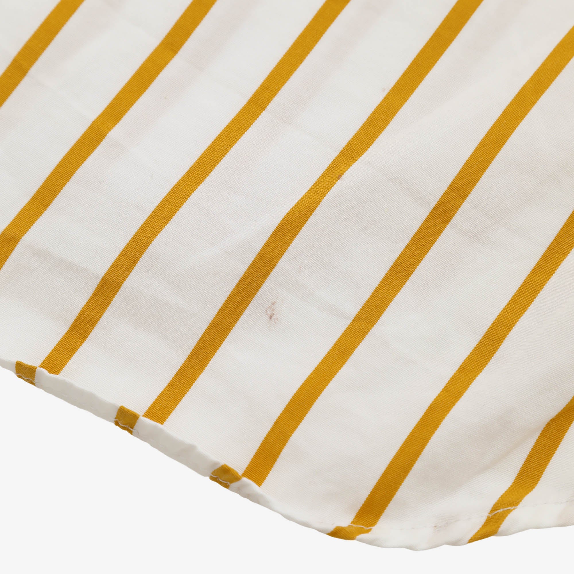 Ticking Stripe Long Point Collar Shirt