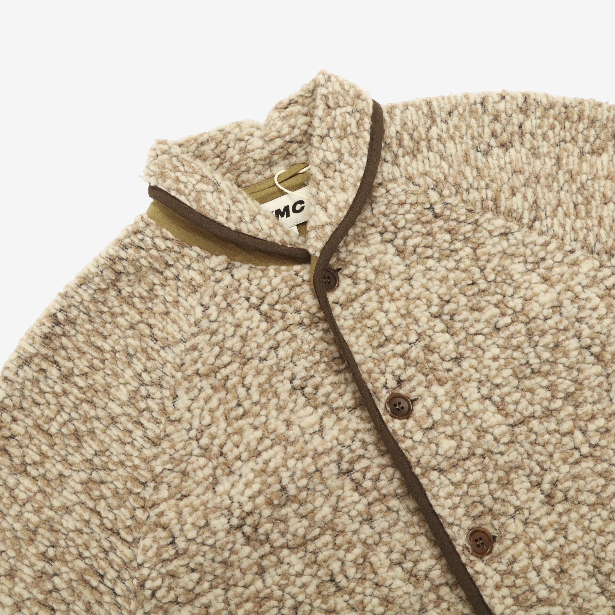 Marl Wool Fleece Beach Jacket