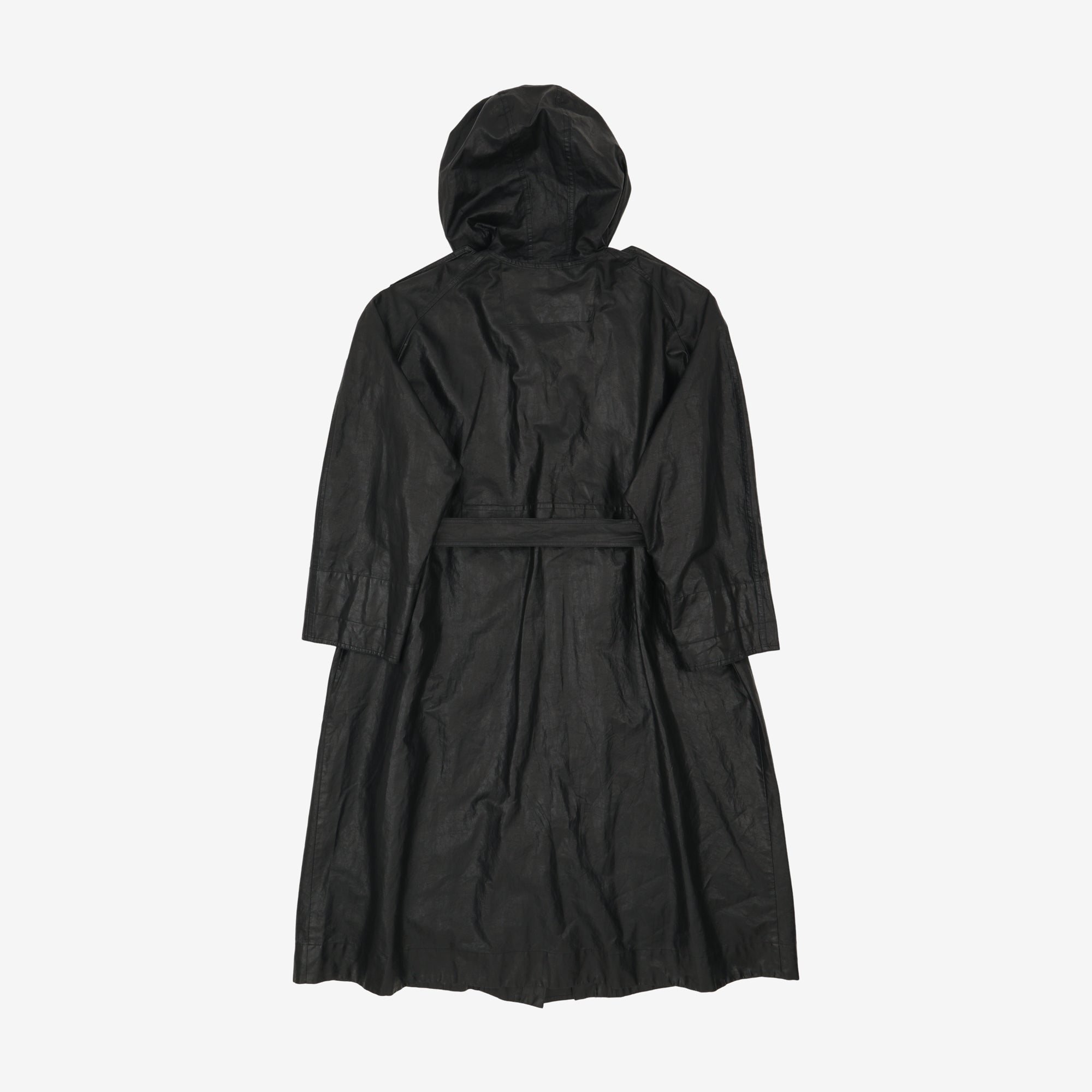 Unlined Belted Technical Parka