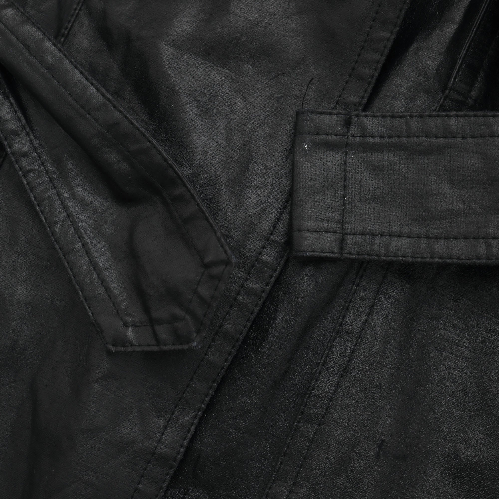 Unlined Belted Technical Parka