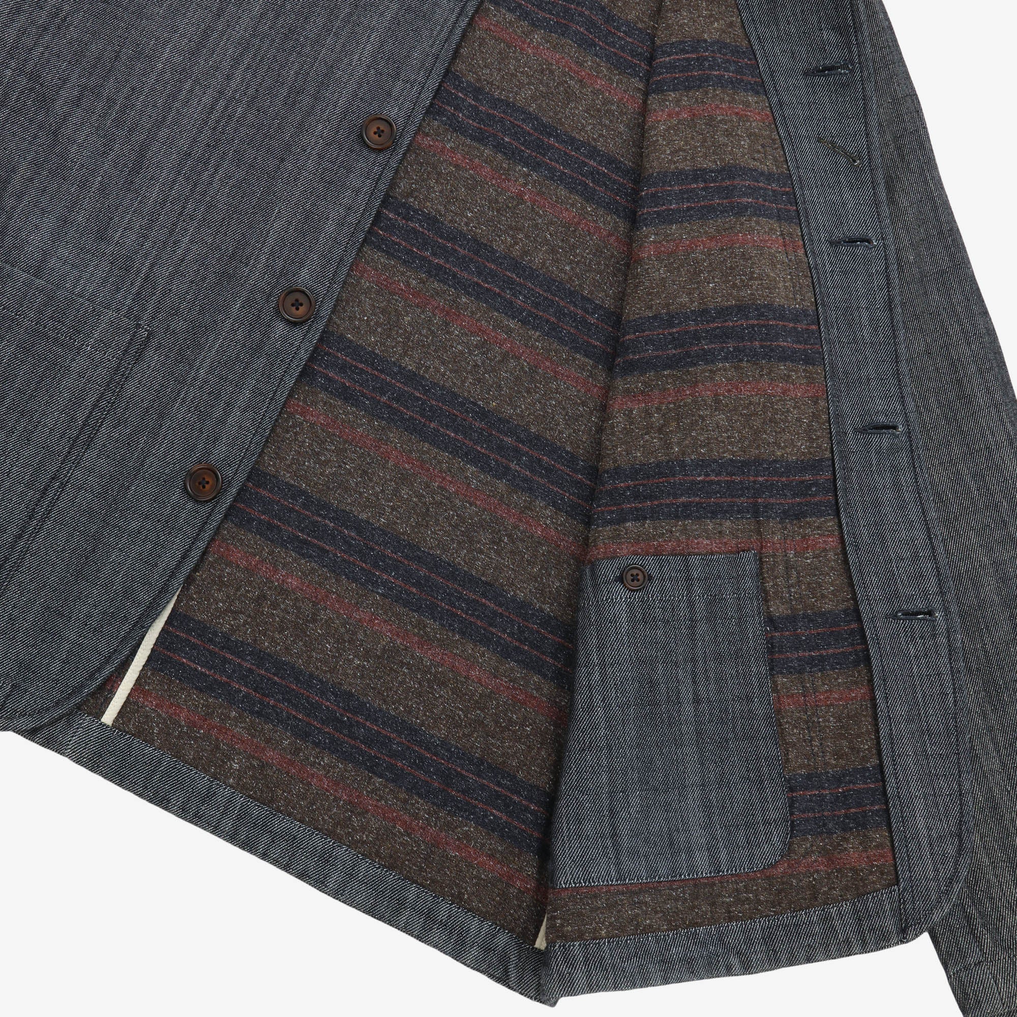 Blanket Lined Denim Bakers Chore Jacket