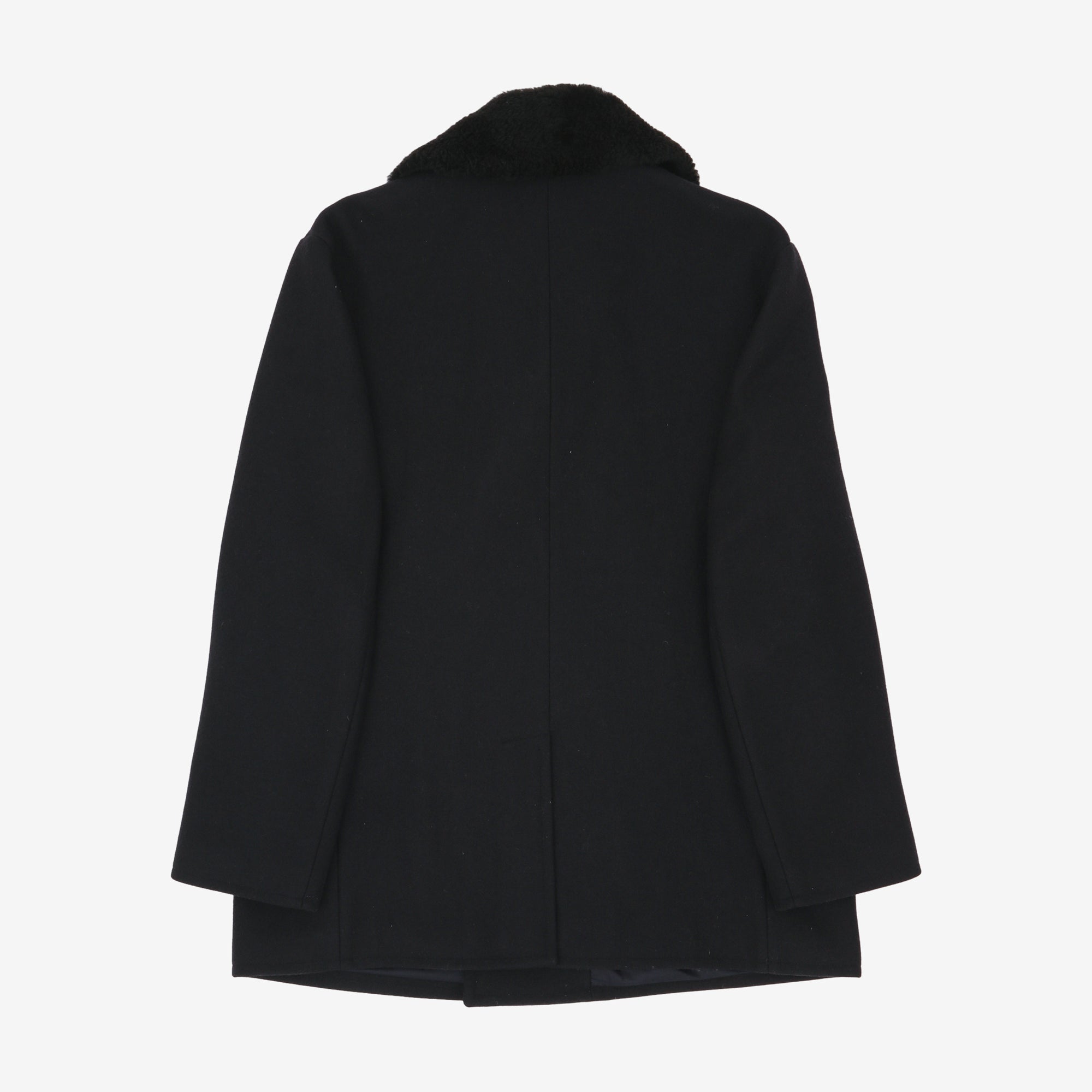 Shearling Collar Manchester Peacoat