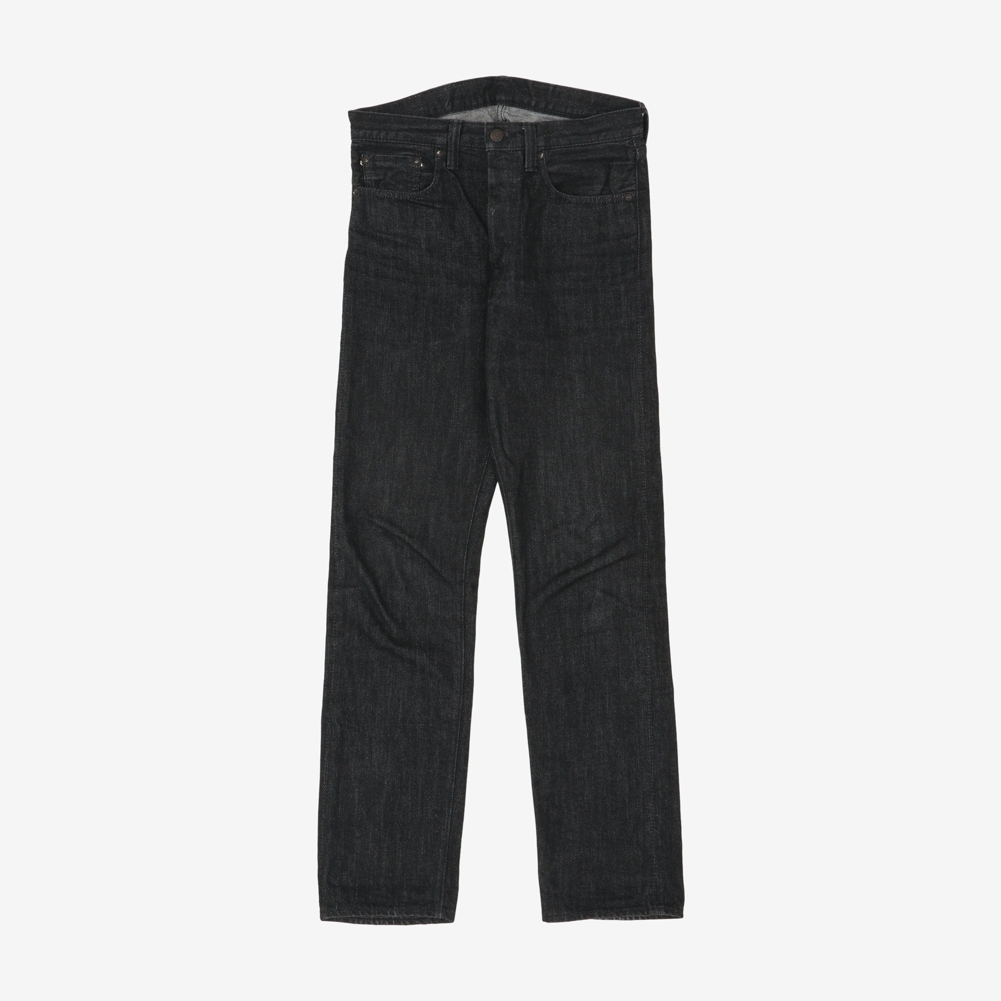 1108BK 13.7oz Slim Straight Selvedge Jeans (31W X 32.5L)
