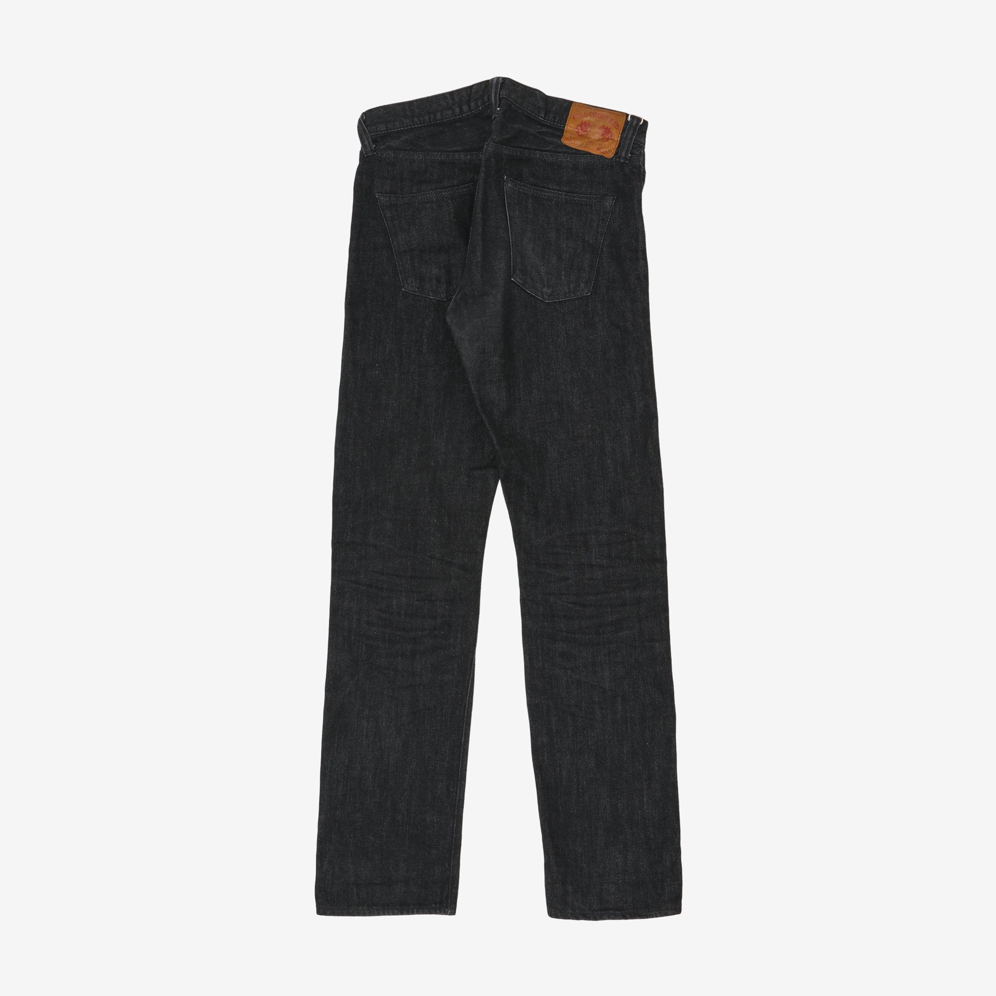1108BK 13.7oz Slim Straight Selvedge Jeans (31W X 32.5L)