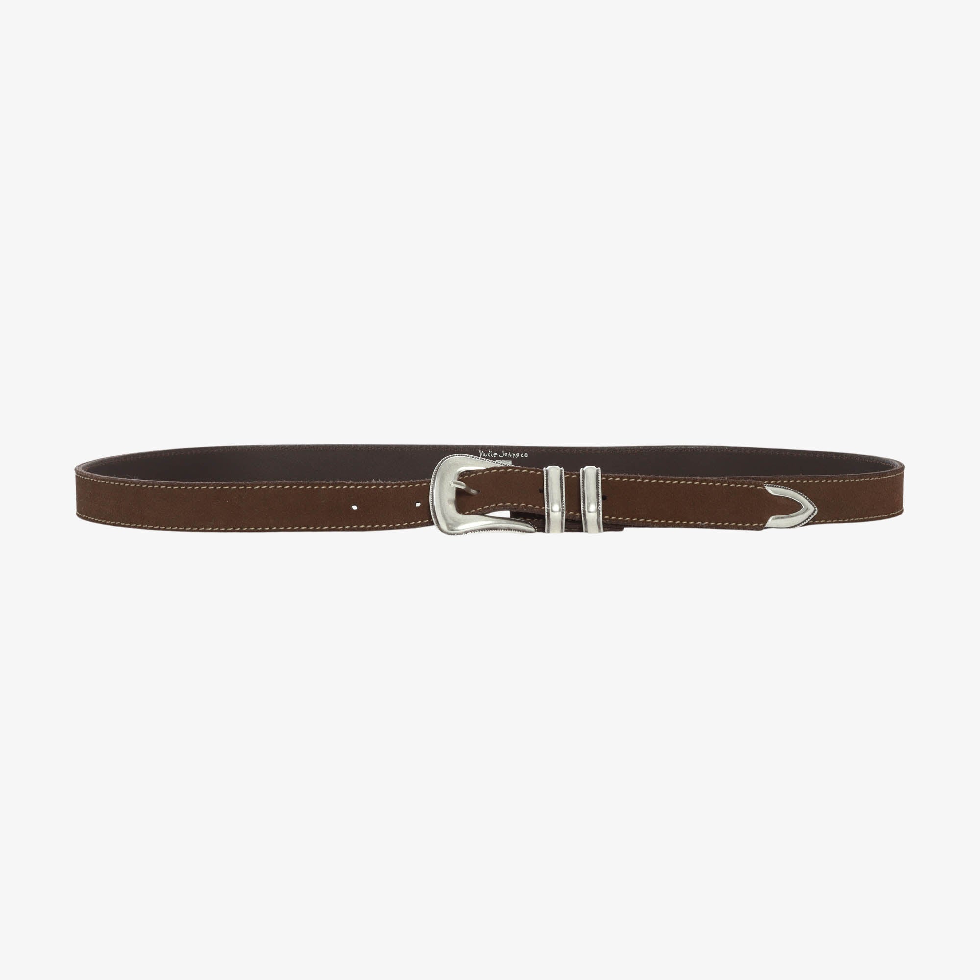 Western Suede Silver Belt