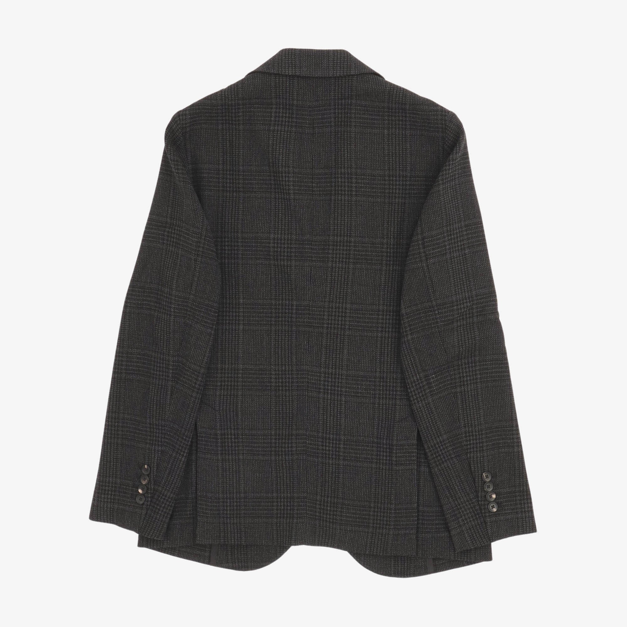 Glen Check Wool Stretch Blazer