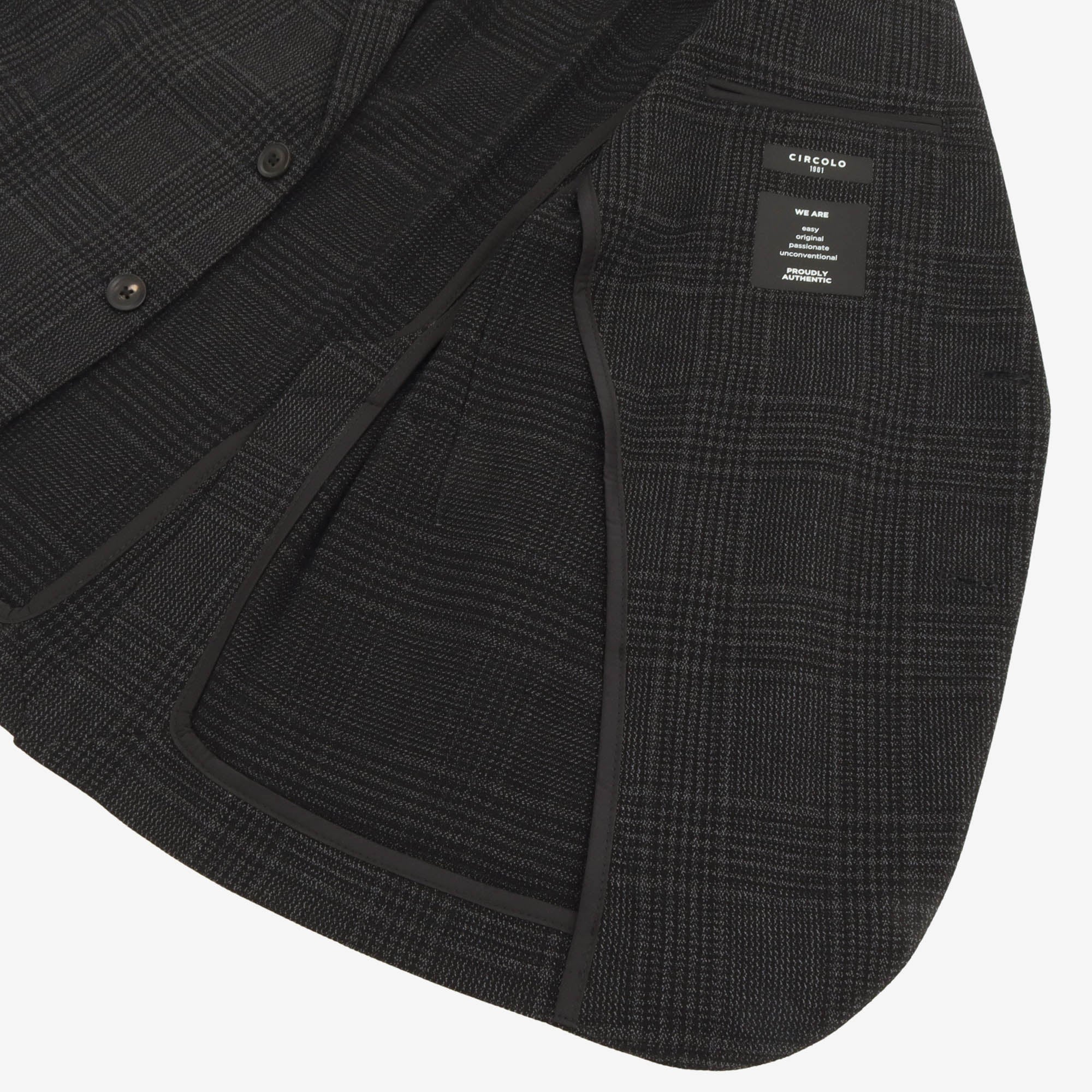 Glen Check Wool Stretch Blazer