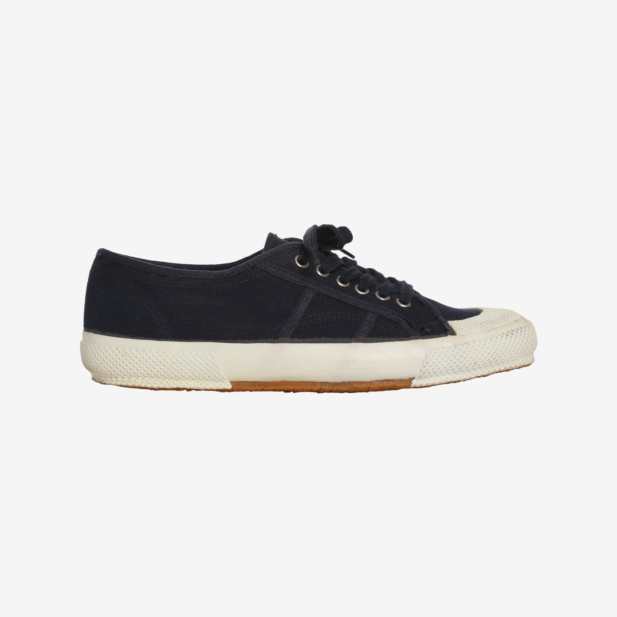 Italian Navy Canvas Deck Shoes
