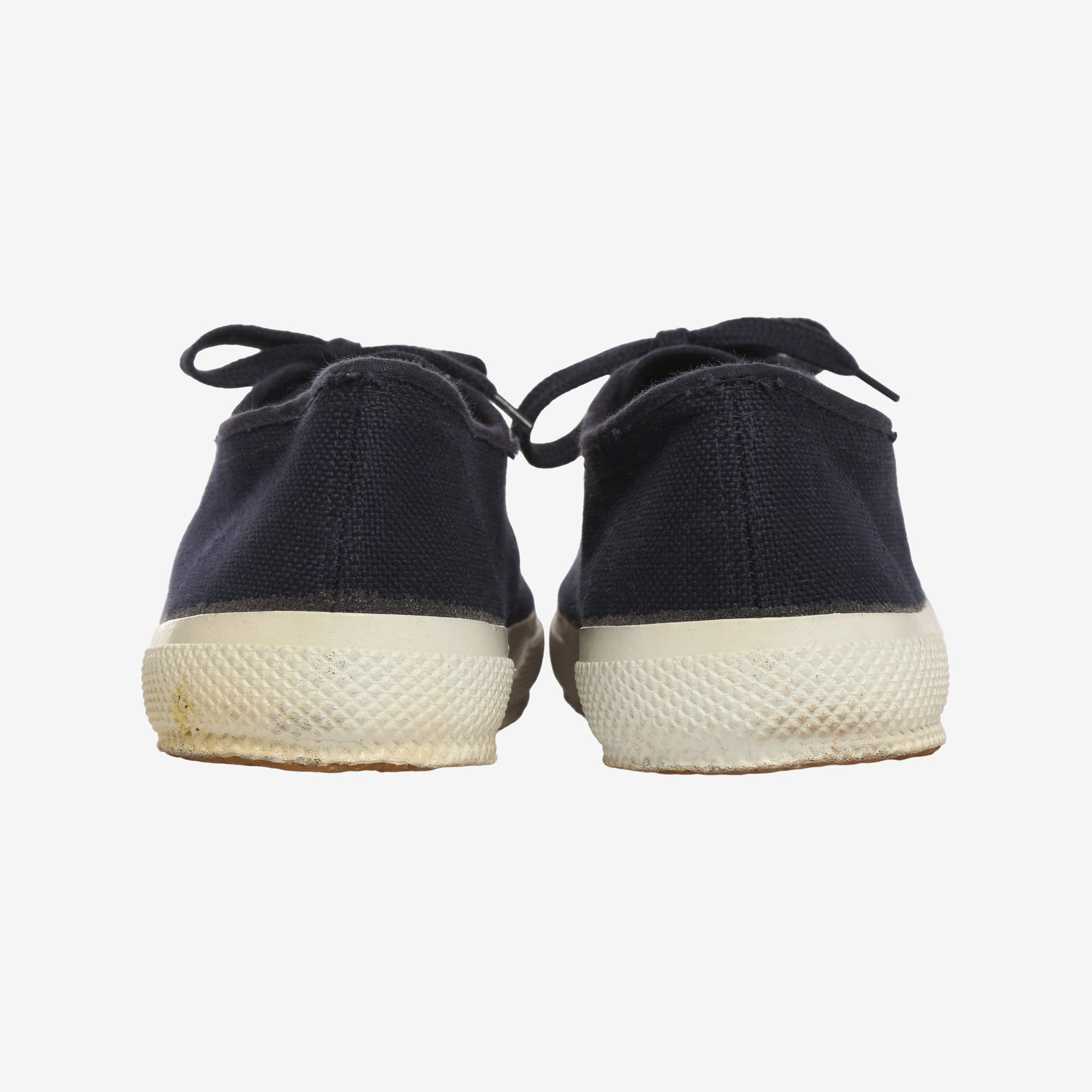Italian Navy Canvas Deck Shoes