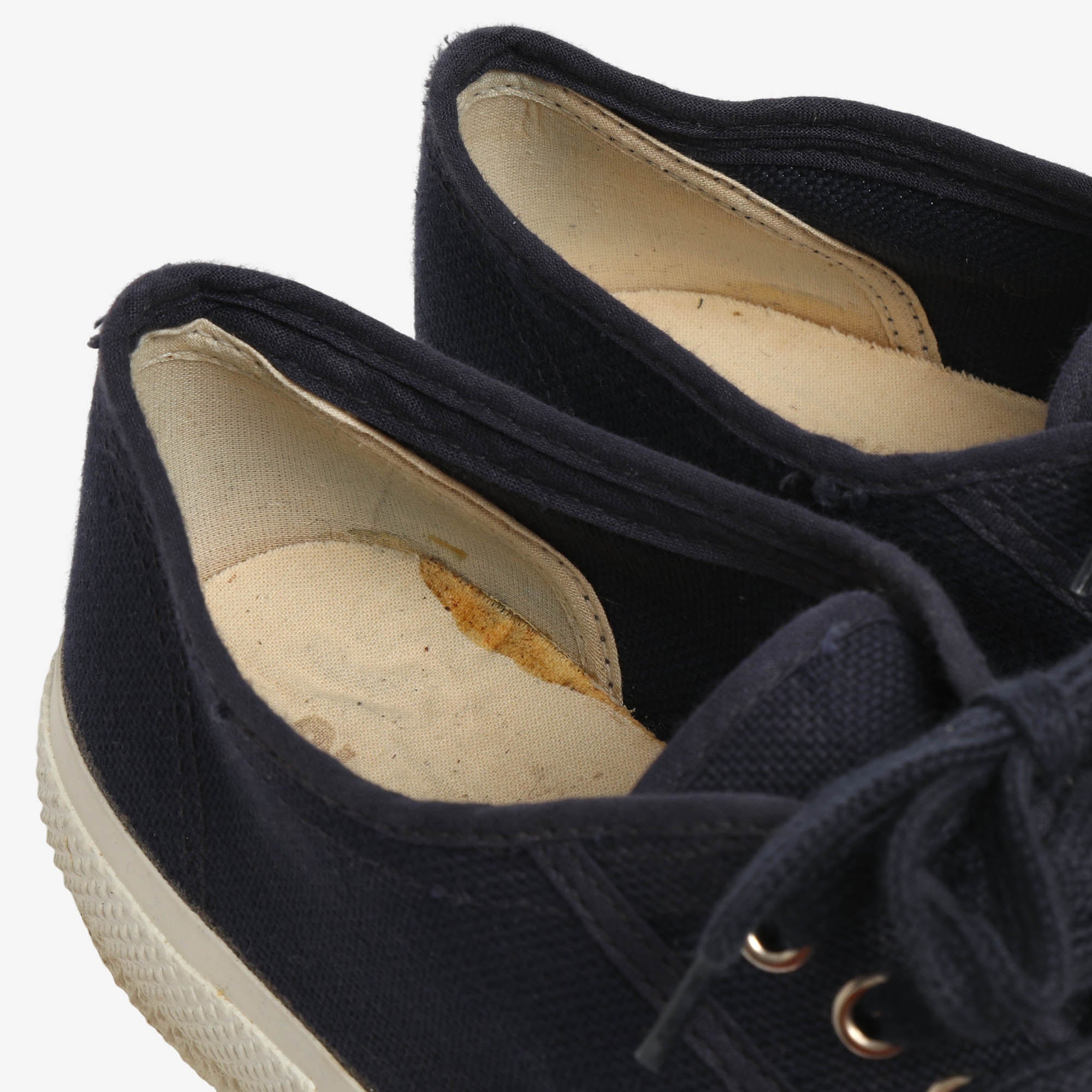 Italian Navy Canvas Deck Shoes